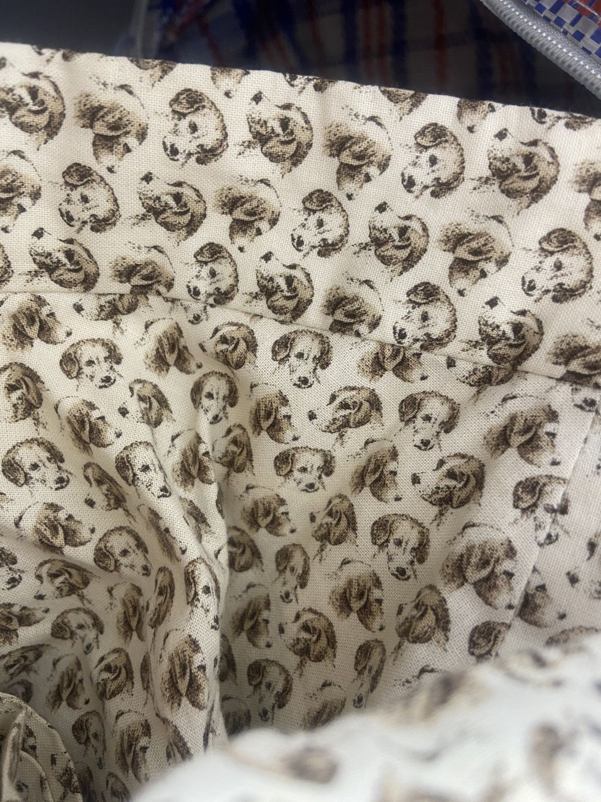Comme des Garcons CdG 2002 Runway Dog Print Apron Skirt Pants Size 27" / US 4 / IT 40 - 7 Thumbnail