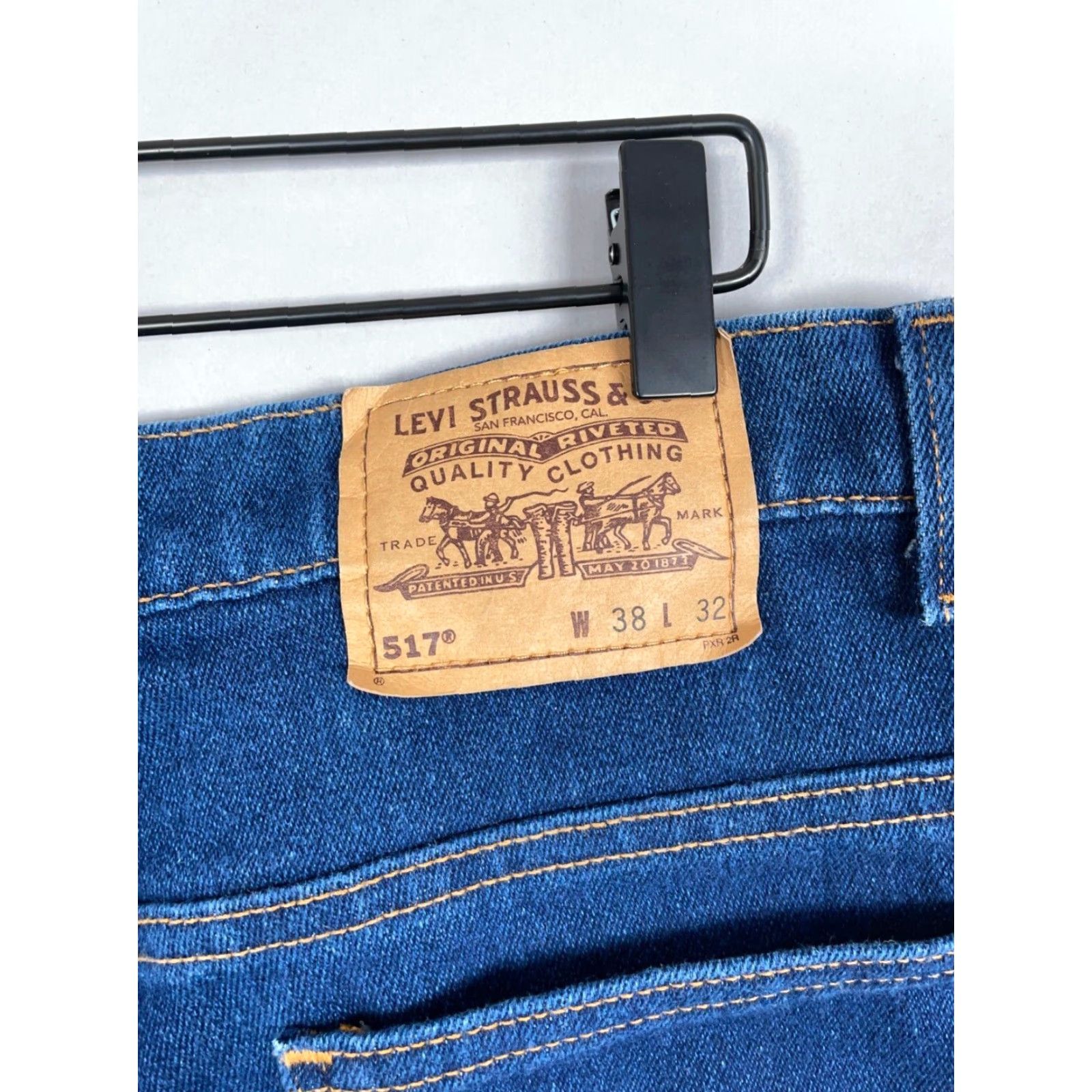 Levi's VINTAGE Levi's Black Tab 517 Jeans Men 36 x 31 Blue 90s Size US 36 / EU 52 - 5 Thumbnail