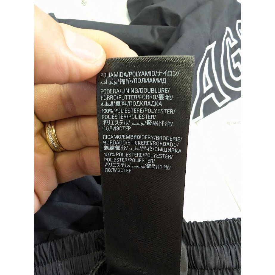 Balenciaga o1rshd1 Tracksuit Pants Nylon in Black Size US 28 / EU 44 - 20 Thumbnail