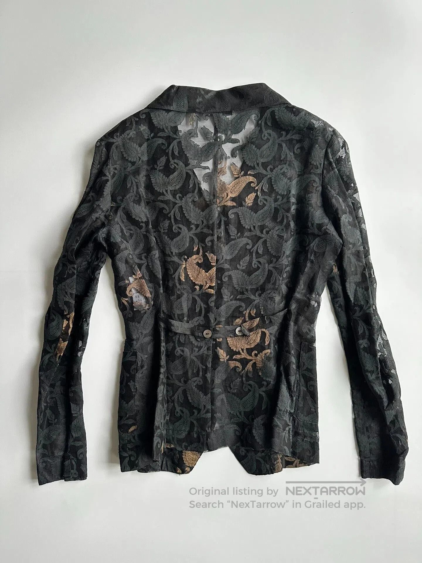 Dries Van Noten Dries Van Noten 90s Embroidered Blazer. Size S / US 4 / IT 40 - 7 Thumbnail