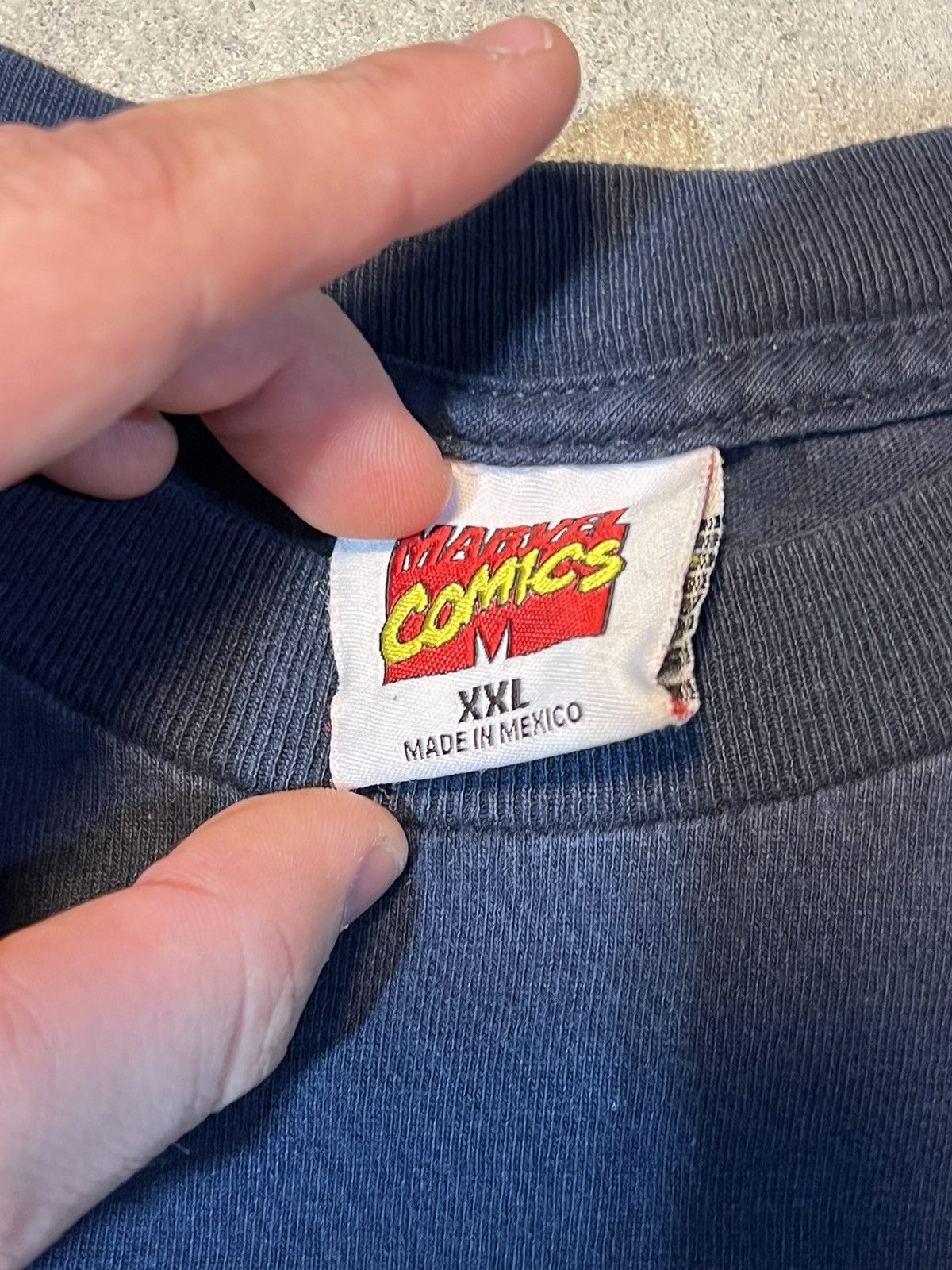 Marvel Comics × Vintage Vintage 90’s//2000’s Black Captain America T-Shirt Size US XXL / EU 58 / 5 - 3 Thumbnail