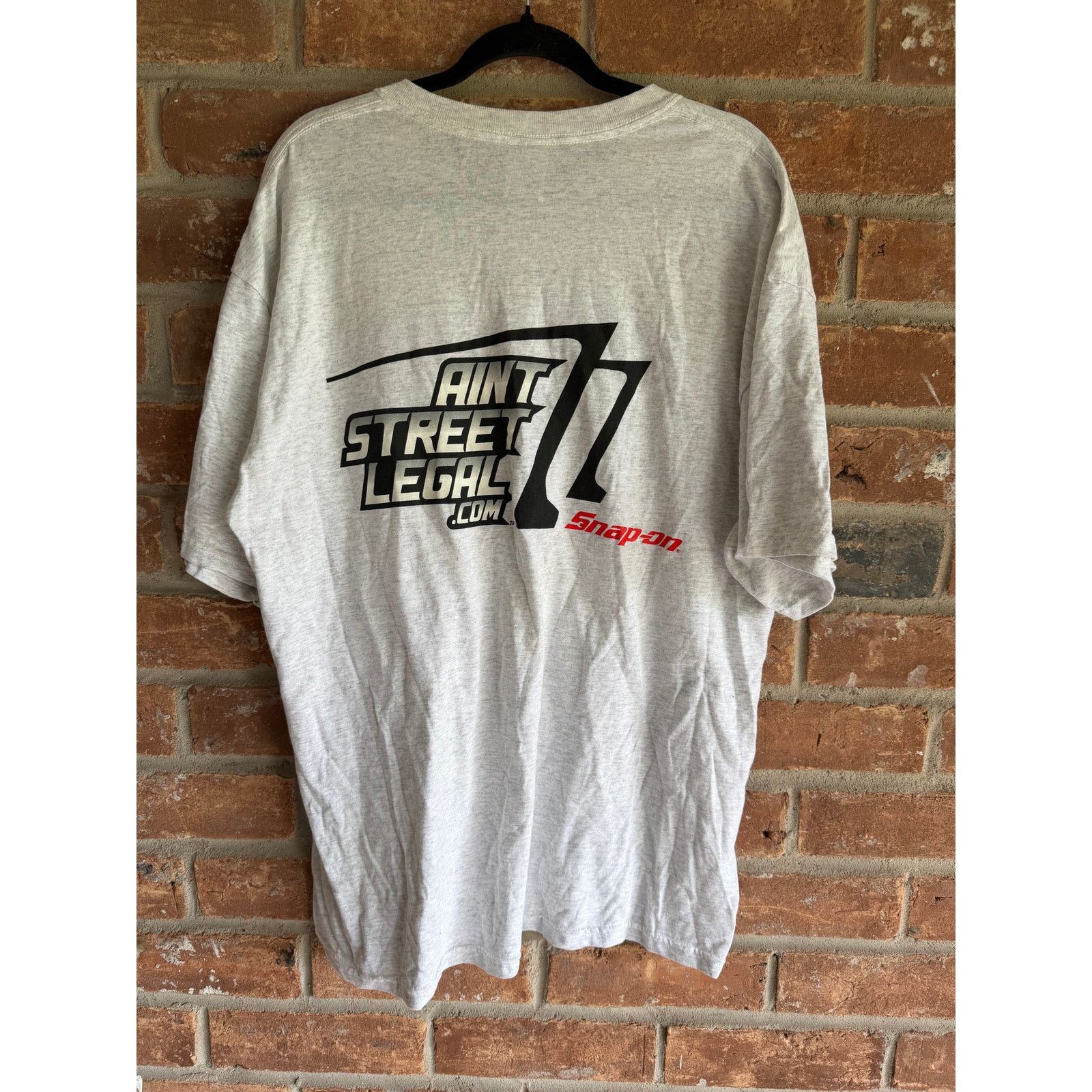 Gildan Vintage Snap On Aint Street Legal Gray Tee XL Size US XL / EU 56 / 4 - 1 Thumbnail