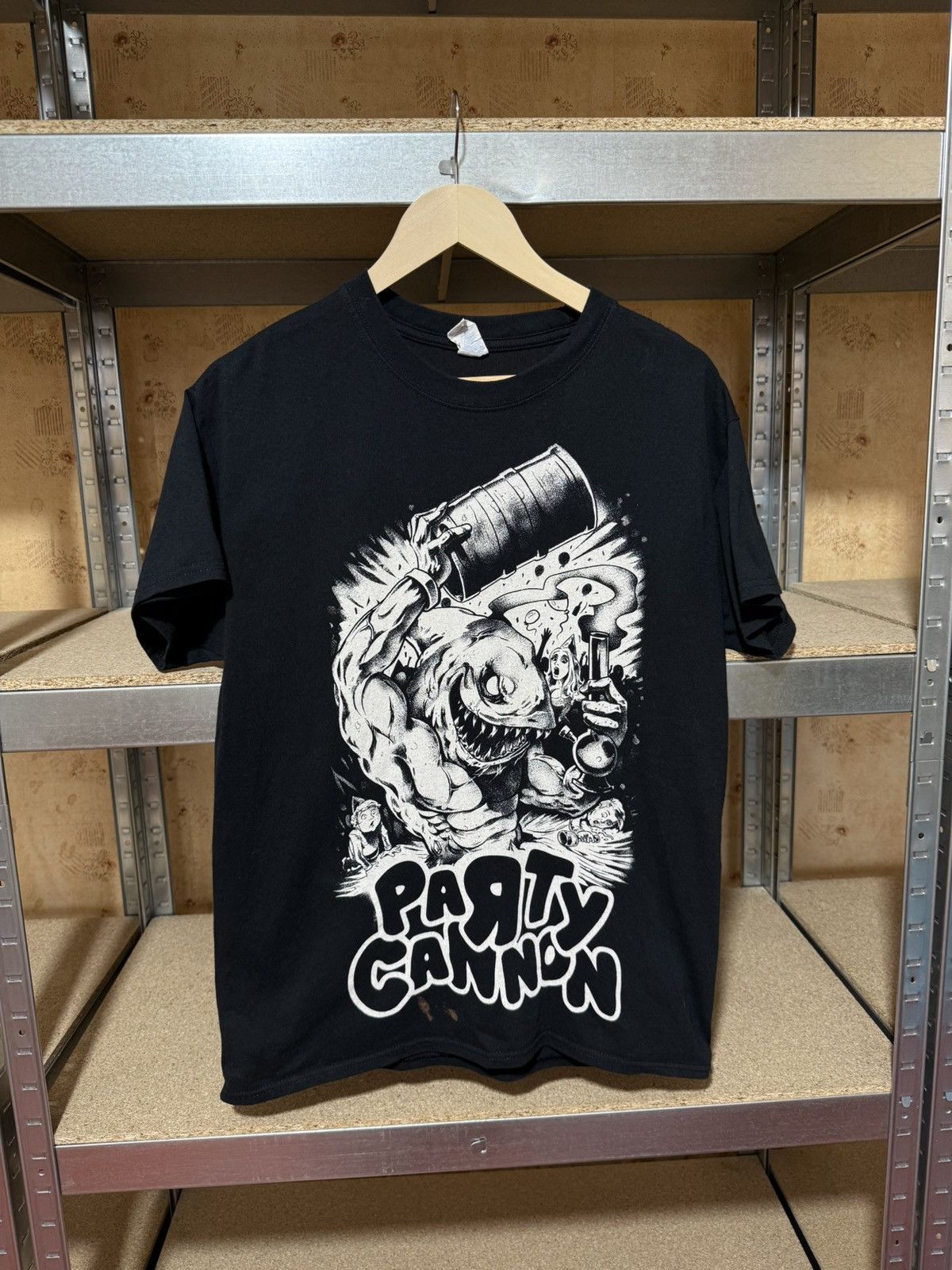 Band Tees × Vintage Vintage 2000’s Party Cannon Defense Party Slam Rock T-Shirt Size US M / EU 48-50 / 2 - 1 Thumbnail