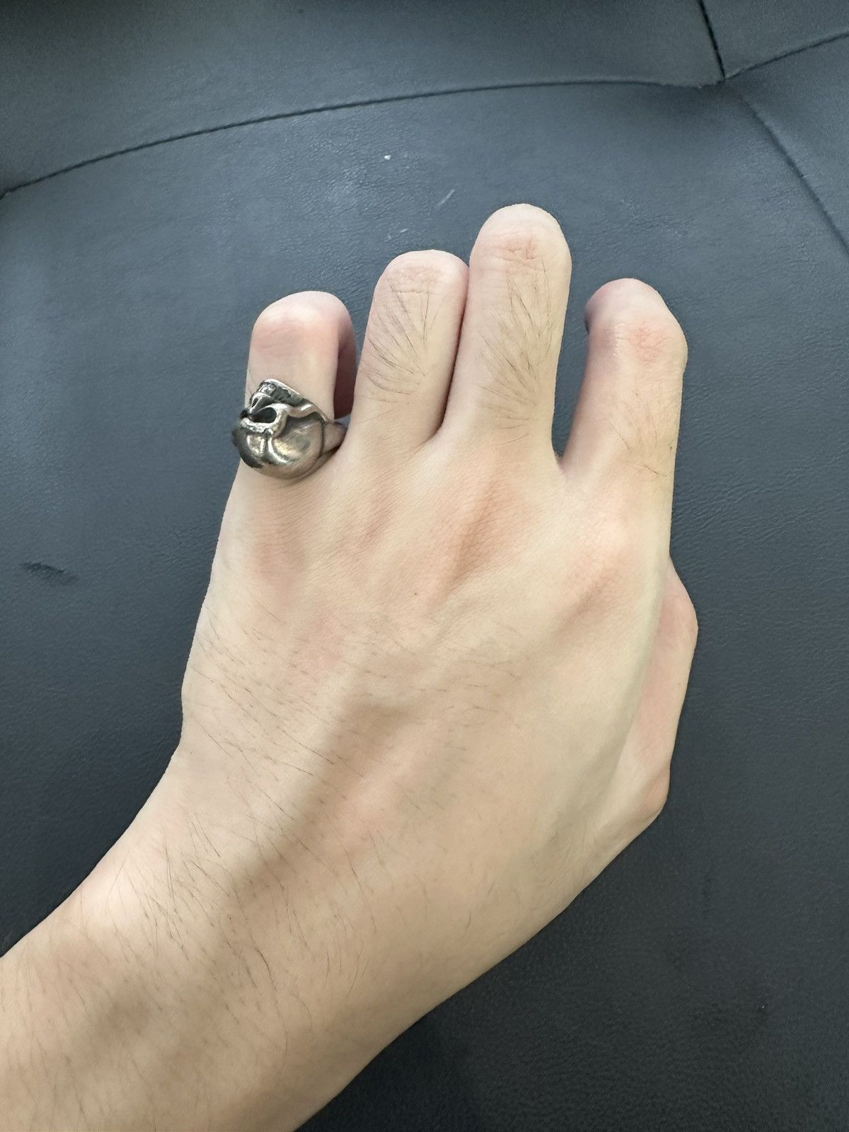 Werkstatt Munchen WERKSTATT:MÜNCHEN Skull Ring Size ONE SIZE - 4 Thumbnail