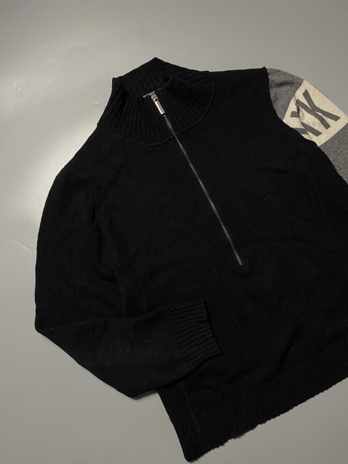 Dirk Bikkembergs BIKKEMBERGS VINTAGE VERY RARE WOOL ZIP SWEATER AVANT GARDE Size US L / EU 52-54 / 3 - 6 Thumbnail