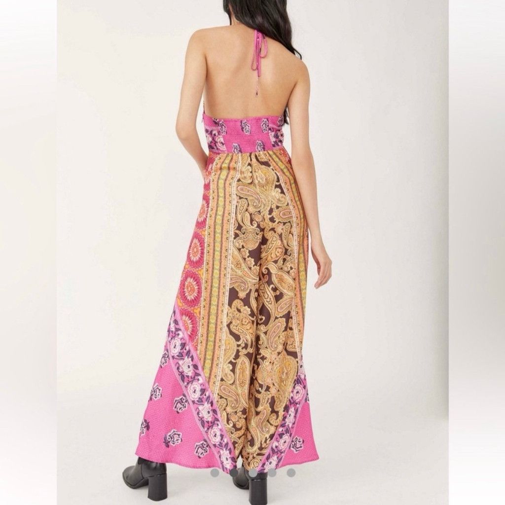 Free People Free People Miranda Printed Jumpsuit Small Size S / US 4 / IT 40 - 6 Thumbnail