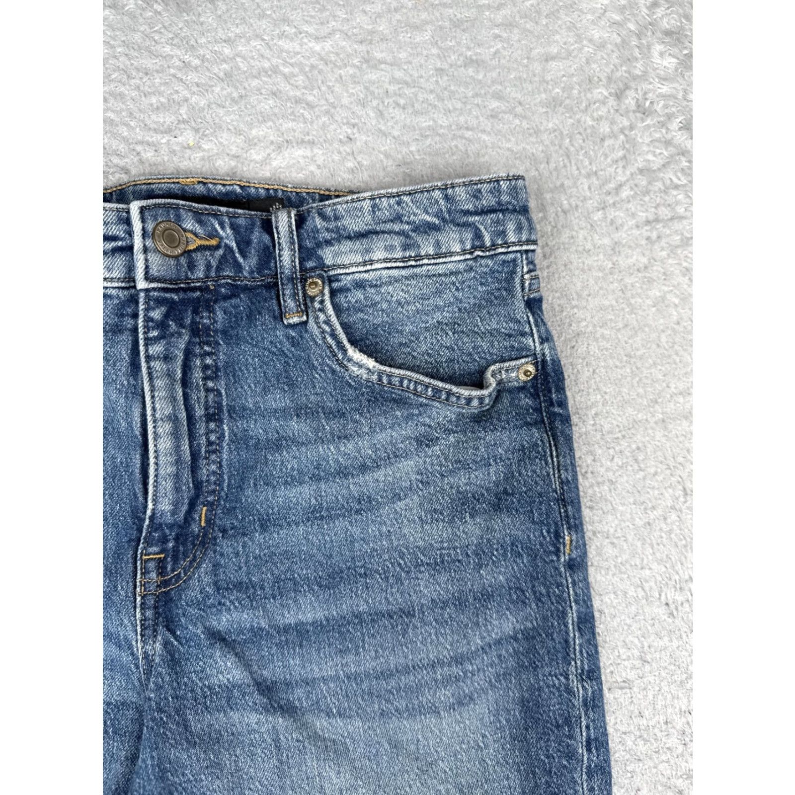 Ralph Lauren Lauren Ralph Lauren LRL Denim Shorts Womens 8 Blue Bermuda Cut-Off Raw Hem 28x10 Size 30" / US 8 / IT 44 - 5 Thumbnail