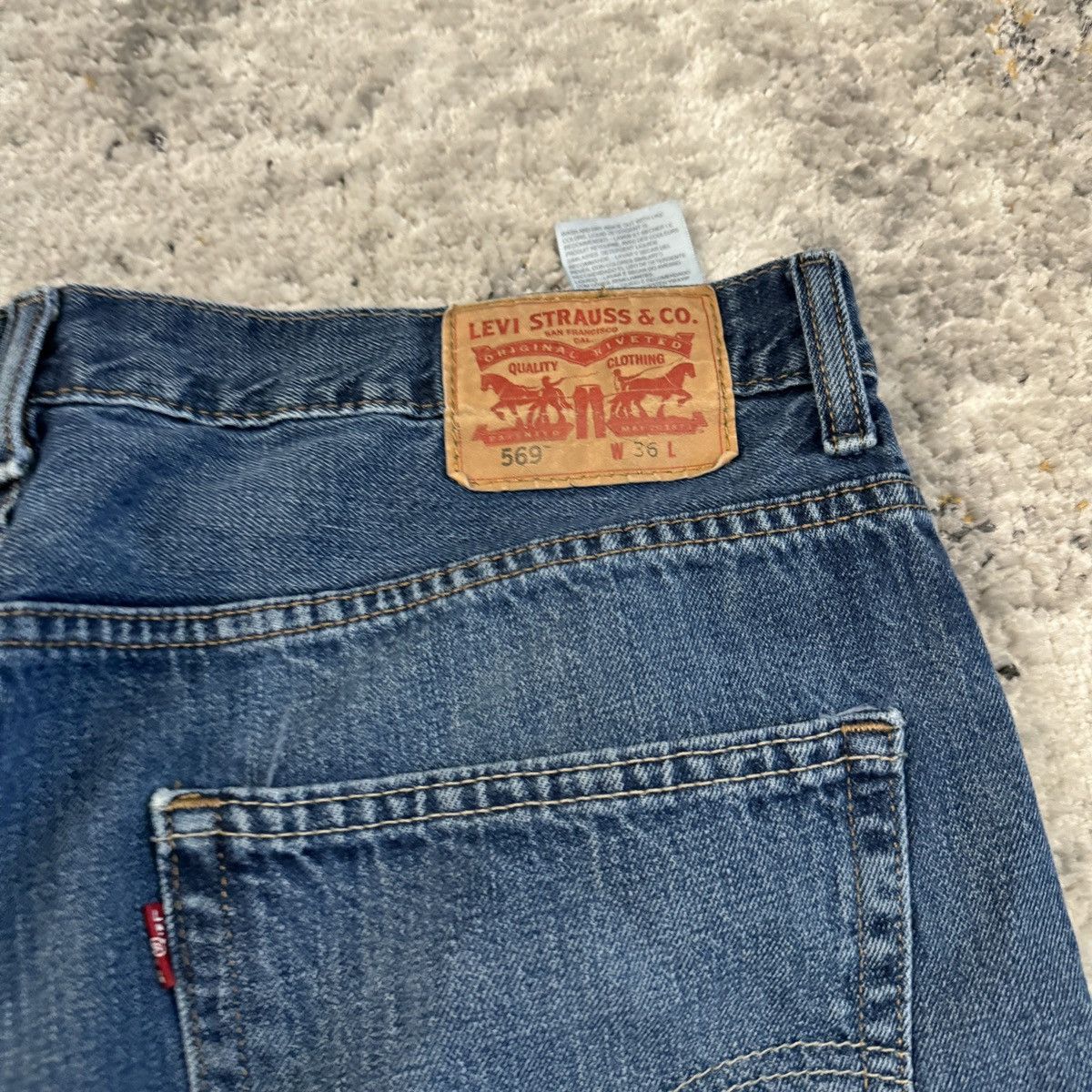 Levi's × Vintage Essential Levi’s 569 wide leg shorts Size US 36 / EU 52 - 3 Thumbnail