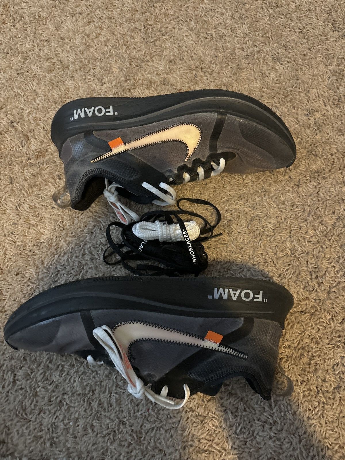 Nike × Off-White The 10 off white zoom fly Size US 12 / EU 45 - 1 Thumbnail