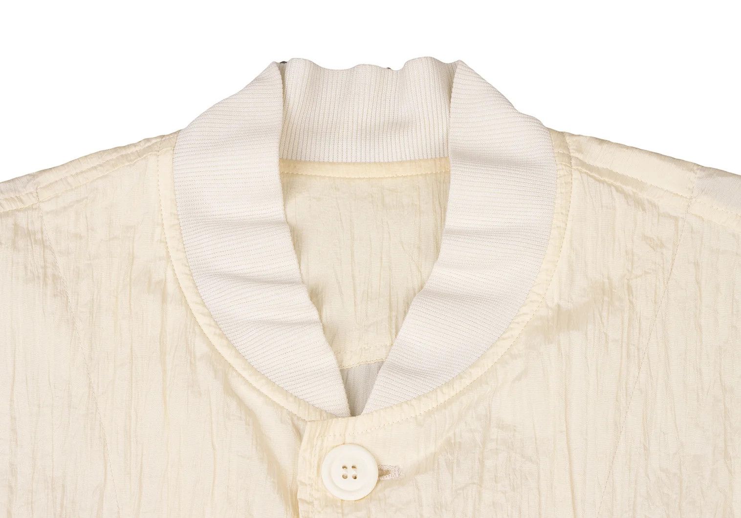 Issey Miyake Wrinkled Pleats Blouson in Cream M Size US M / EU 48-50 / 2 - 3 Thumbnail