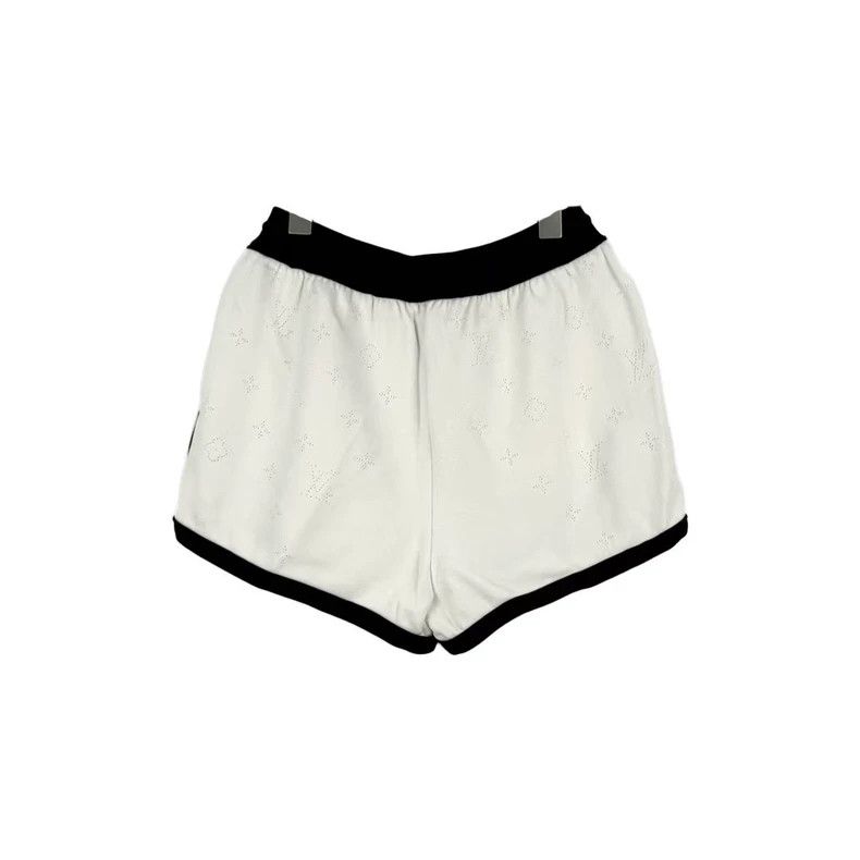 Louis Vuitton Louis Vuitton size s White full cutout logo drawstring sho Size 24" / US 00 / IT 34 - 2 Thumbnail