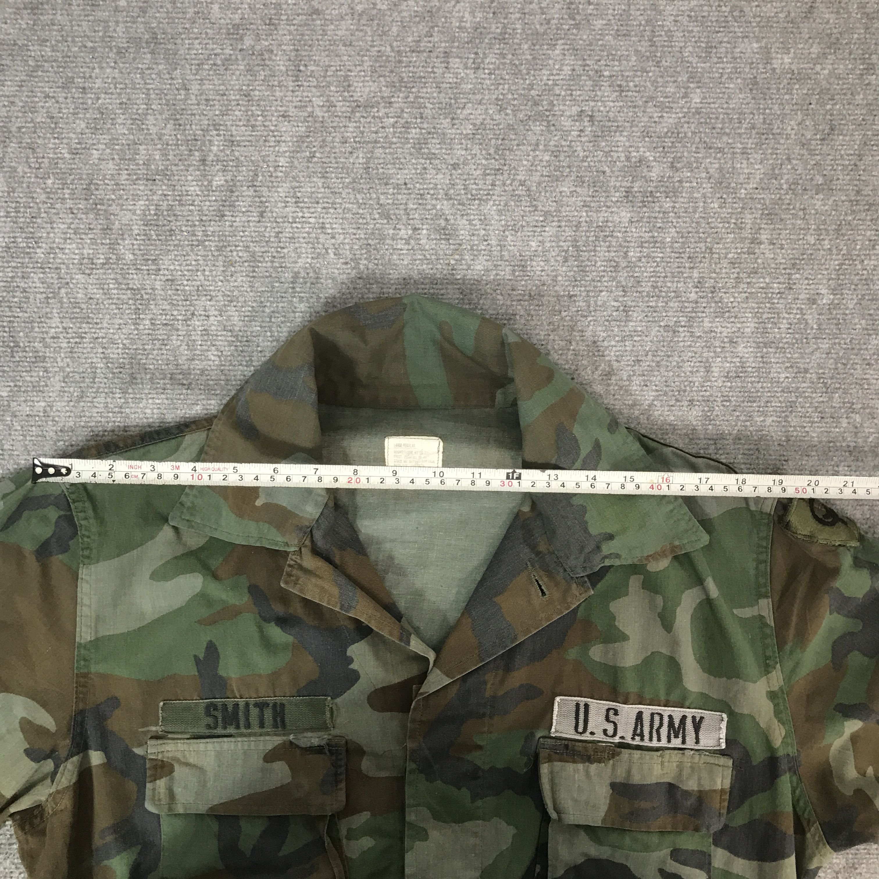 Vintage vintage US Army Camo Button M65 Style jacket Size US L / EU 52-54 / 3 - 5 Thumbnail