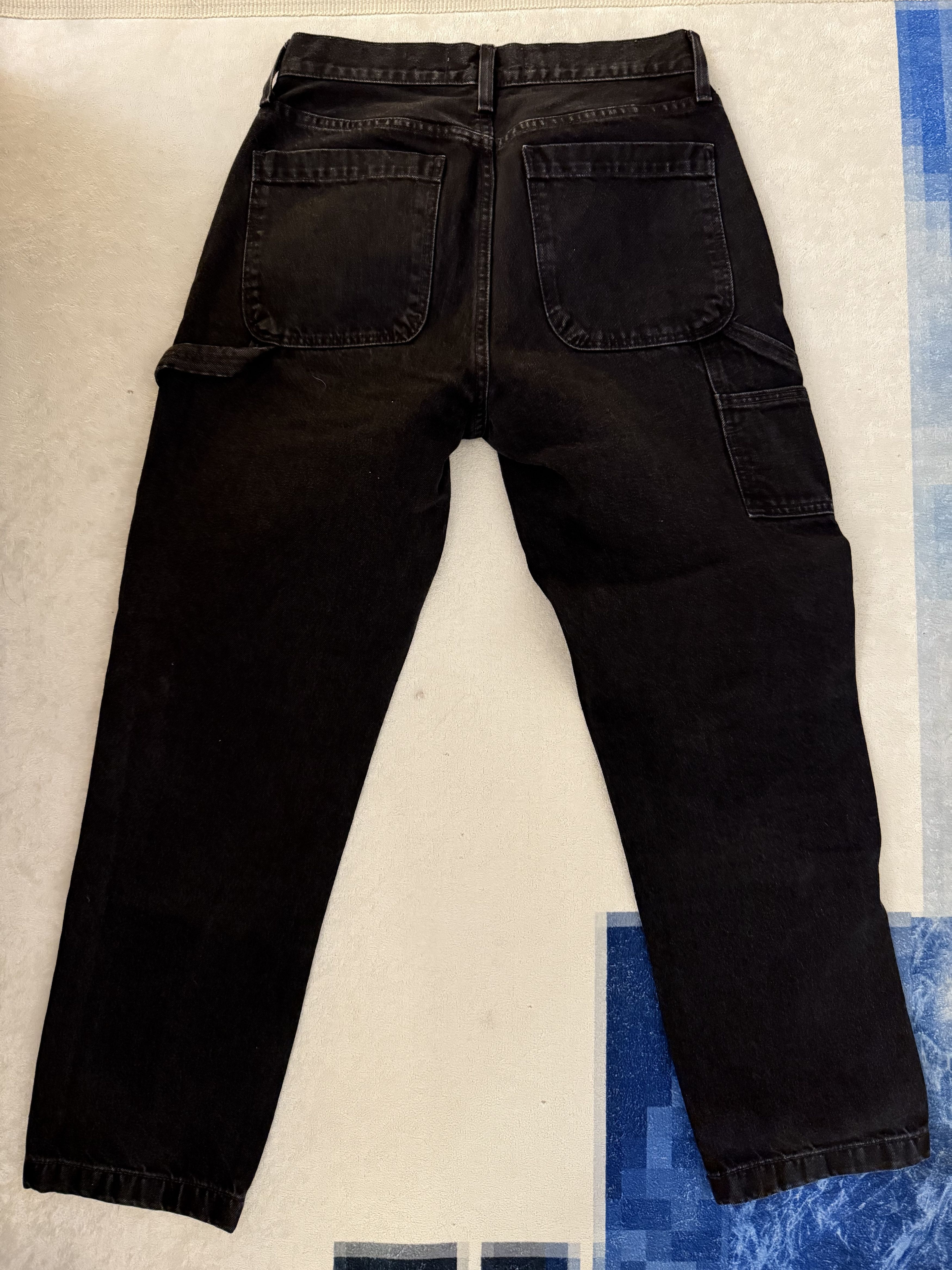 Abercrombie & Fitch Black Baggy Workwear Jean Size US 30 / EU 46 - 2 Thumbnail