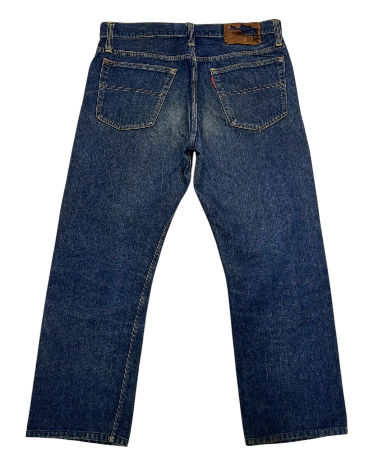 Big John × If Six Was Nine × Vintage Vintage BIG JOHN Half Selvedge Japan Denim Jeans Size US 32 / EU 48 - 2 Thumbnail