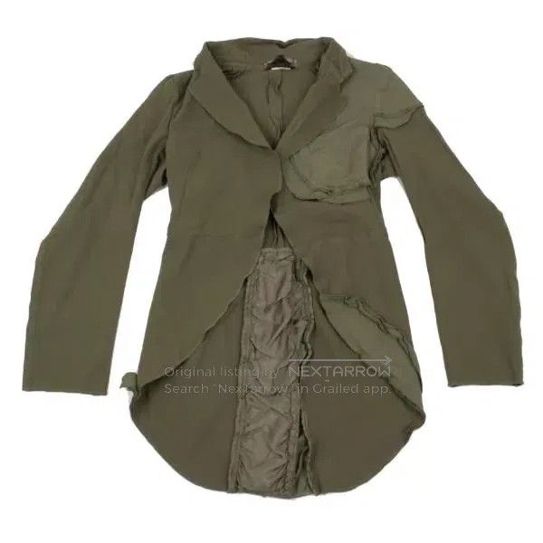 Comme des Garcons Comme des Garcons Olive green vintage design swallowtail t Size S / US 4 / IT 40 - 2 Thumbnail