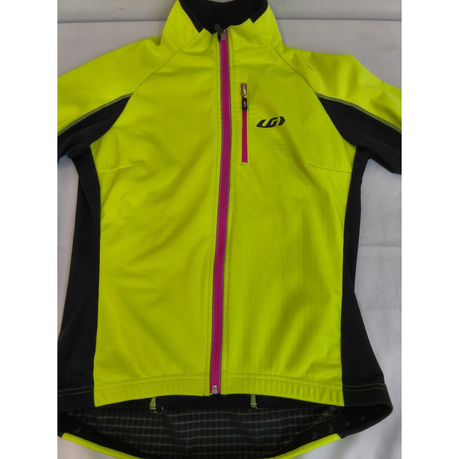 Other Louis Garneau Cycling Jacket Women's L Neon Yellow Hi-vis Size L / US 10 / IT 46 - 4 Thumbnail