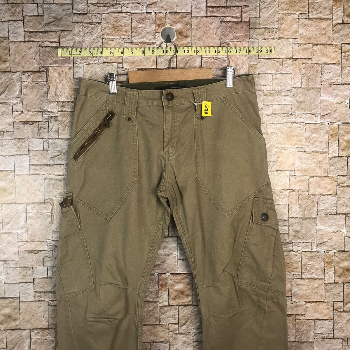 Japanese Brand Dominate japan utility Brown Cargo Multipocket Pants #A365 Size US 31 - 2 Thumbnail