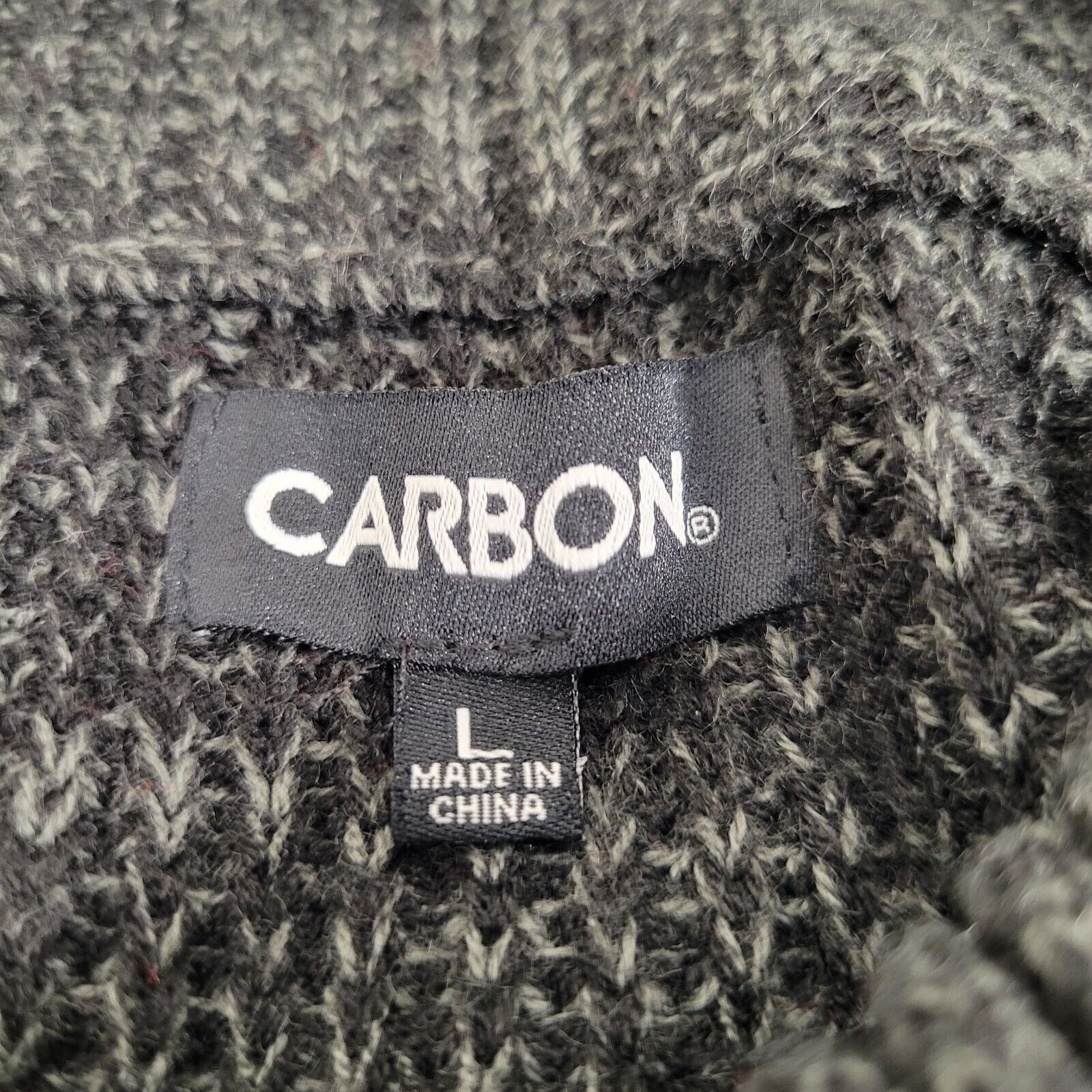 Carbon Rue21 Carbon L Men's Cowlneck Sweater Chunky Knit Pullover Size US L / EU 52-54 / 3 - 5 Thumbnail