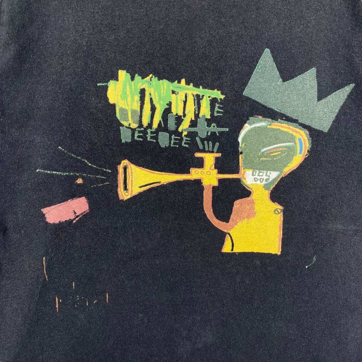 Jean-Michel Basquiat Vintage 00's JEAN-MICHEL BASQUIAT Artwork Fotofolio Tee Size US L / EU 52-54 / 3 - 2 Thumbnail