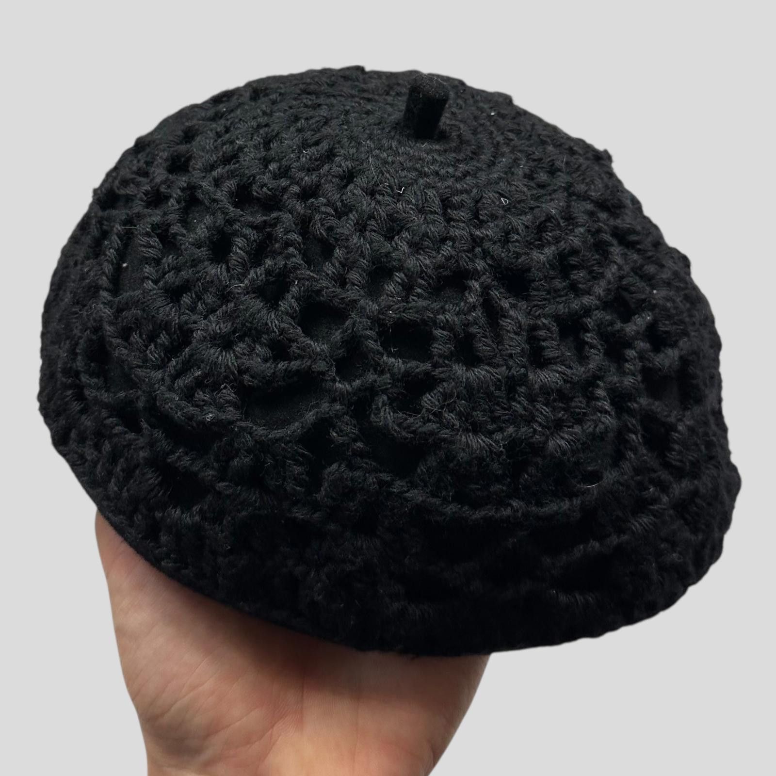 Prada Prada AW05 Crochet Alpaca Wool Beret Hat - M Size ONE SIZE - 1 Thumbnail