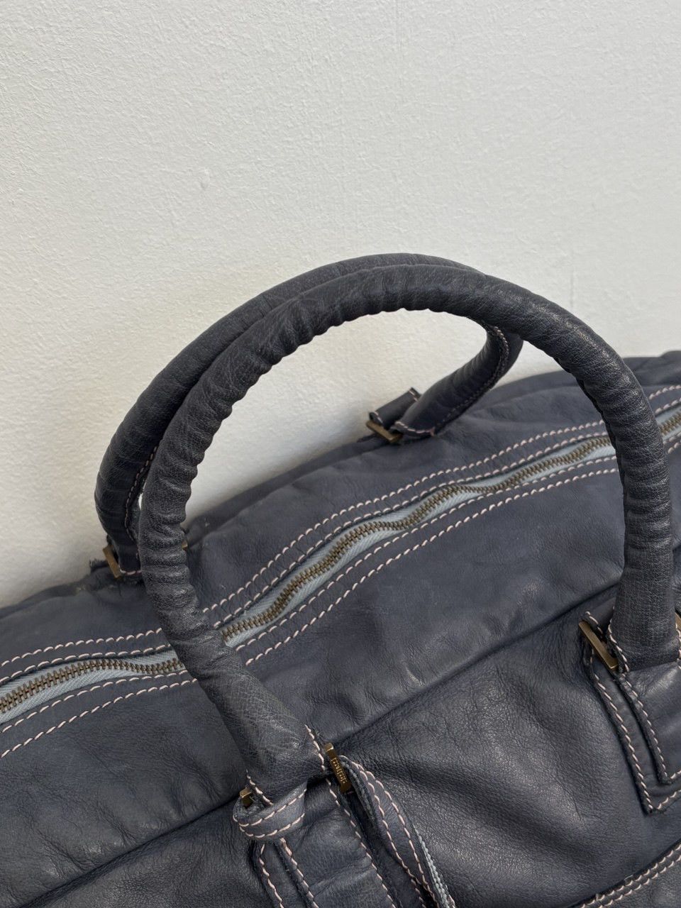 Other Sissi Rossi Vintage Italy Big Leather Bag Size ONE SIZE - 4 Thumbnail