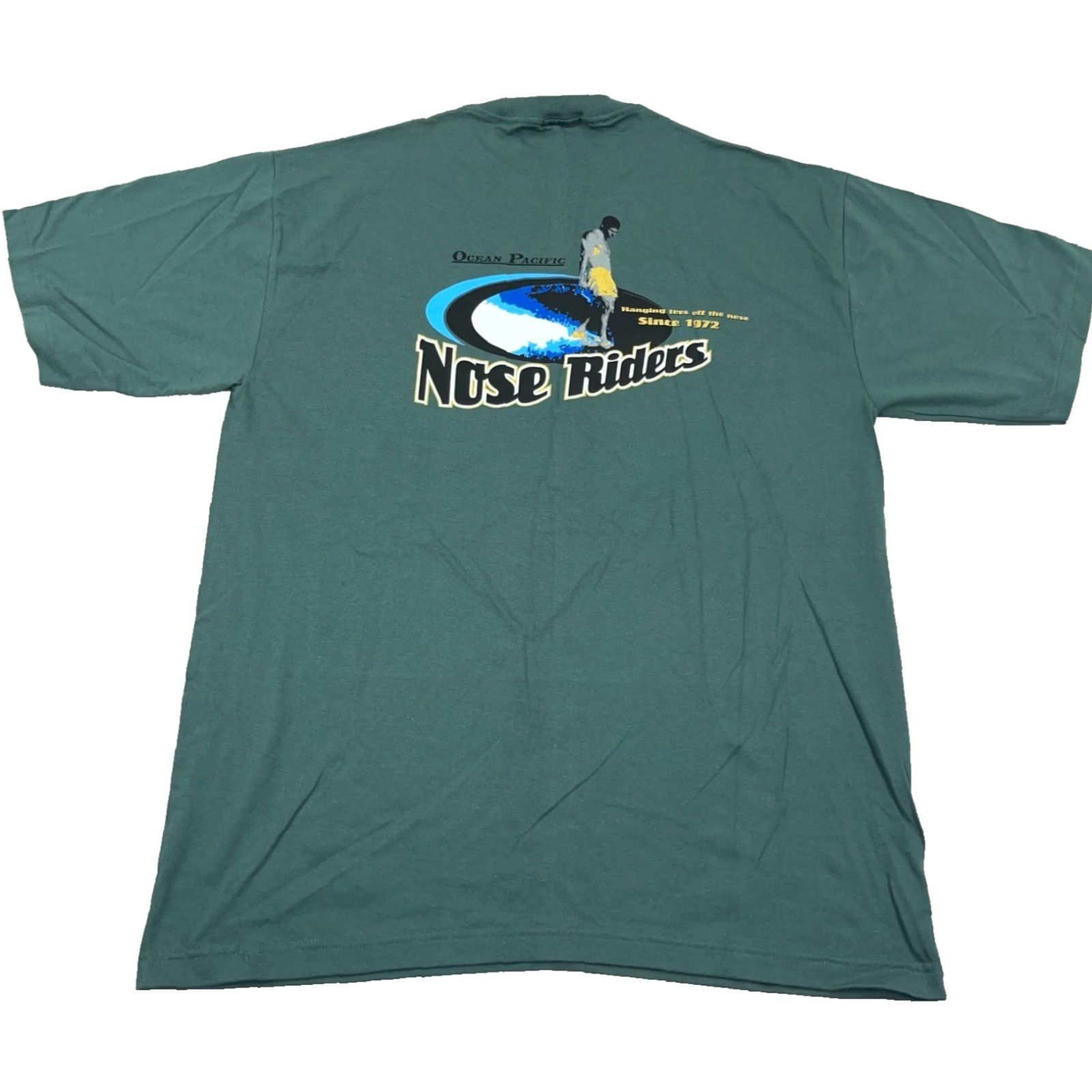 Ocean Pacific VINTAGE Ocean Pacific Shirt Men XL Green Surf 90s USA Nose Riders Rare Surfing Ocean Pacific Shirt Mens XL Green 90s Size US XL / EU 56 / 4 - 2 Thumbnail