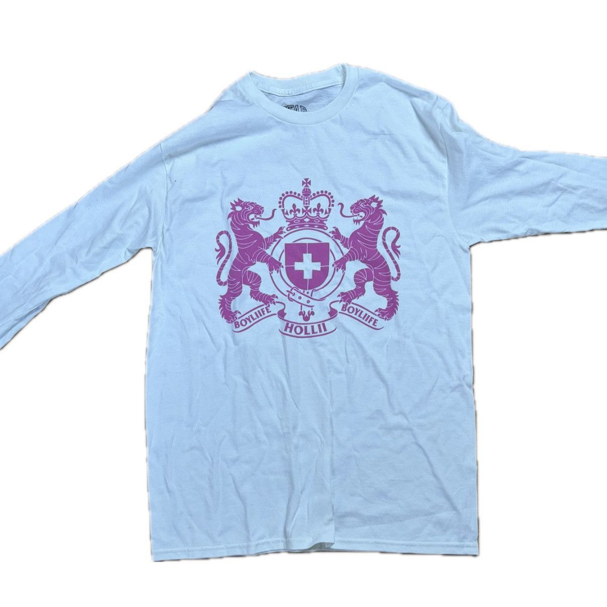 Band Tees 2hollis pink long sleeve star tour merch rare Size M / US 6-8 / IT 42-44 - 2 Thumbnail