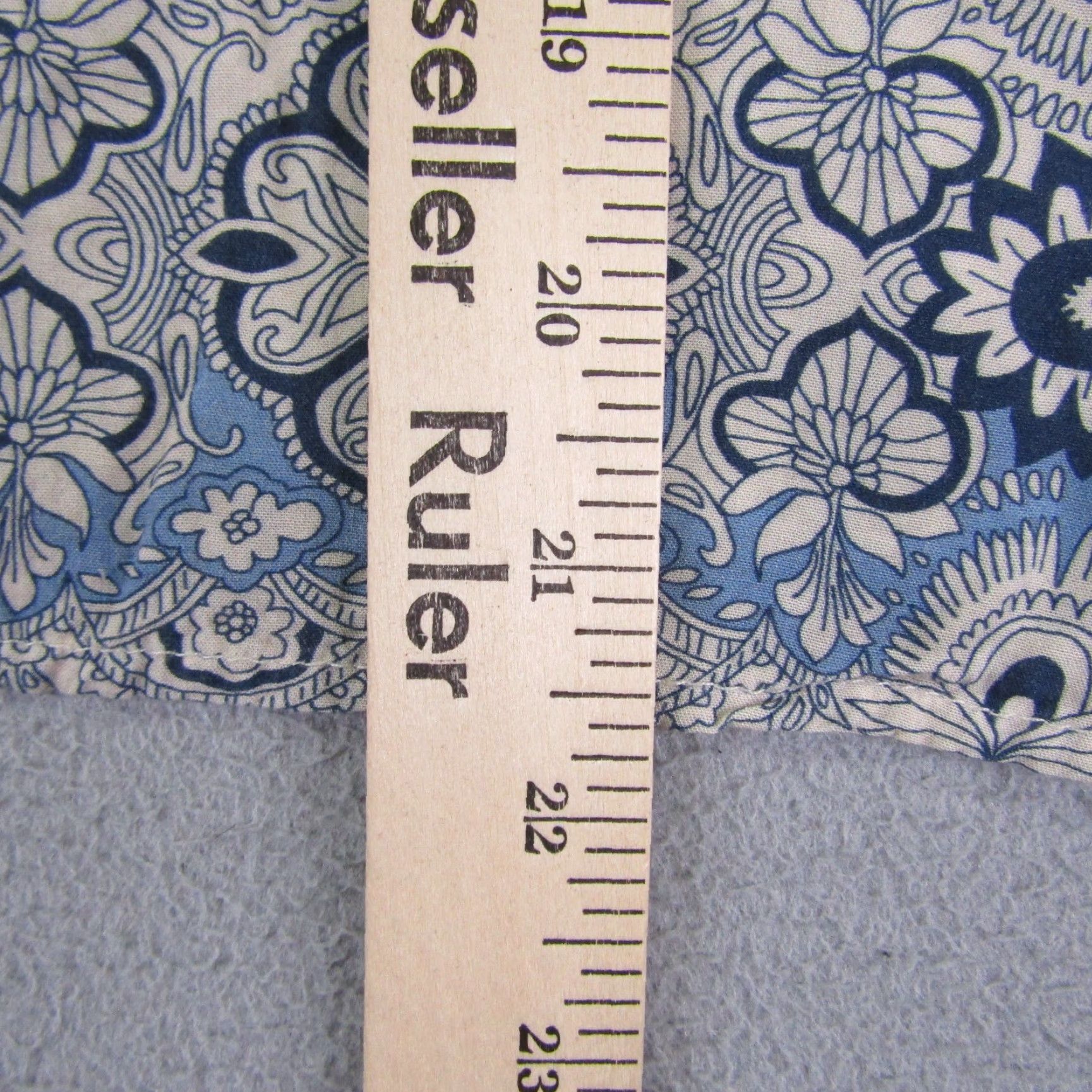 Vintage VINTAGE Sundance Shirt Womens M Blue Beige Paisley Floral Boho Blouse Short Sleeve V-Neck Pullover Relaxed Fit Ladies M Size M / US 6-8 / IT 42-44 - 6 Thumbnail