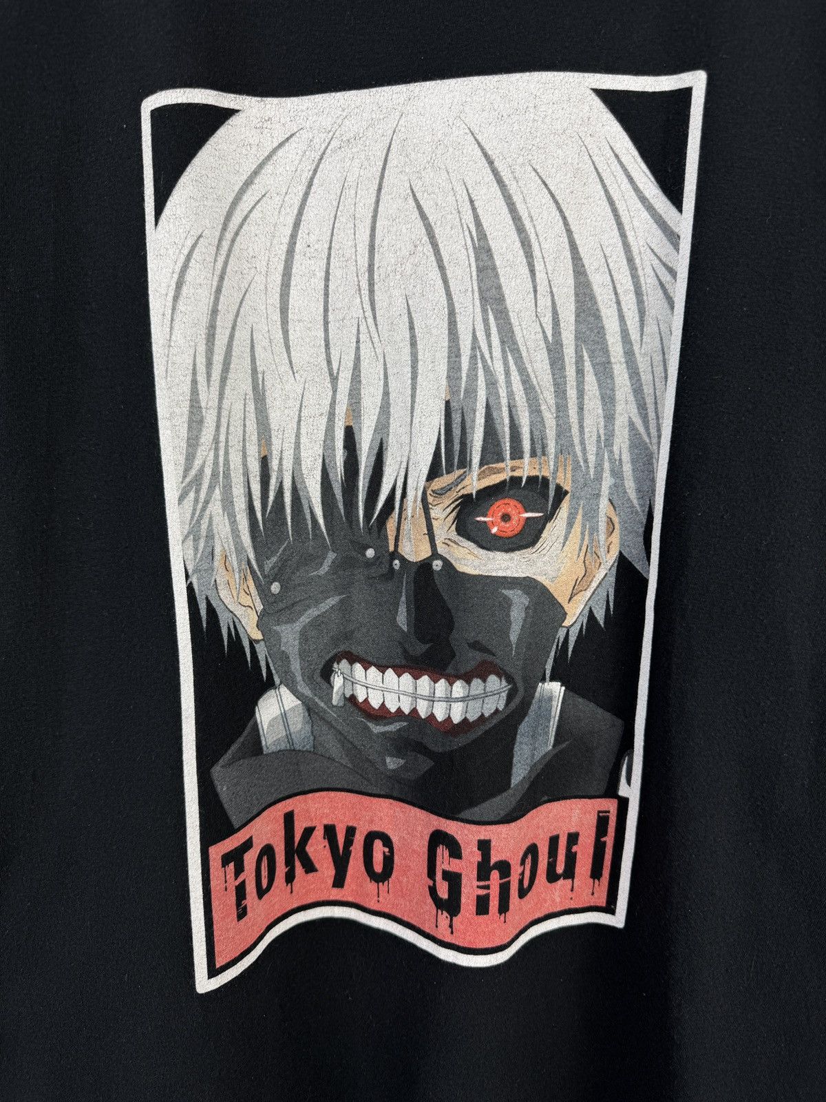 Gildan Tokyo Ghoul Ken Kaneki Anime Graphic T Shirt Black Tee Size US L / EU 52-54 / 3 - 6 Thumbnail