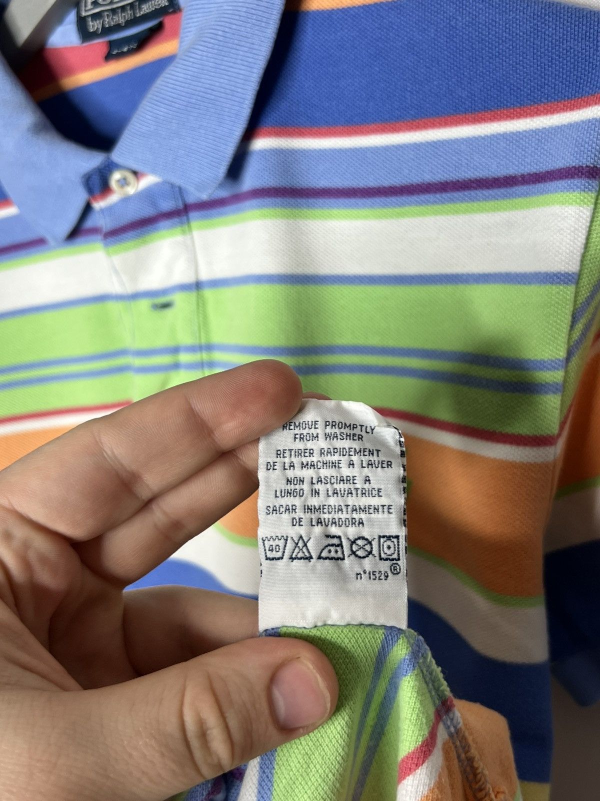 Polo Ralph Lauren Vintage Polo Ralph Lauren Striped Polo Shirt Short Sleeve Size US M / EU 48-50 / 2 - 9 Thumbnail