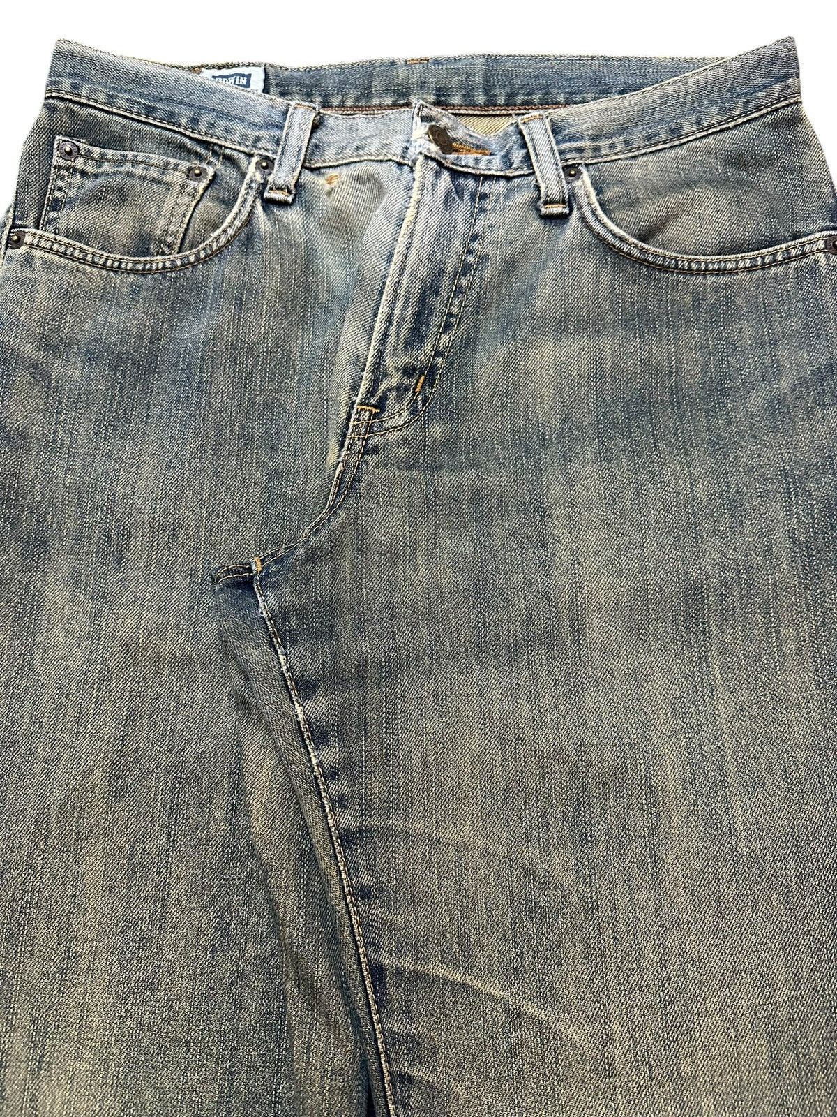 Edwin Vintage Japan Edwin 404 Faded Wash Style Baggy Jeans Size US 32 / EU 48 - 4 Thumbnail