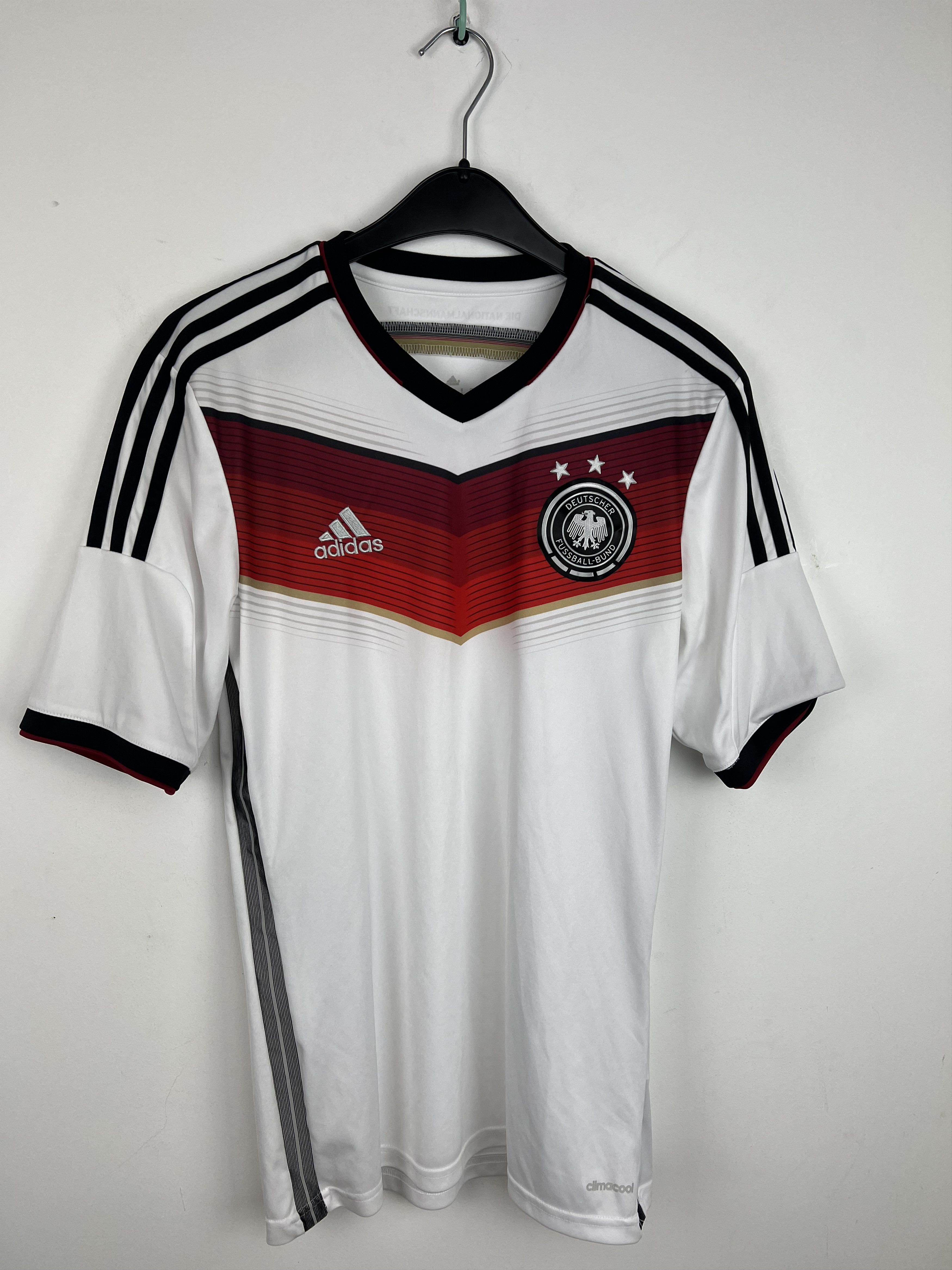 Adidas GERMANY NATIONAL TEAM 2014 -15 FOOTBALL Kit JERSEY Size US M / EU 48-50 / 2 - 3 Thumbnail