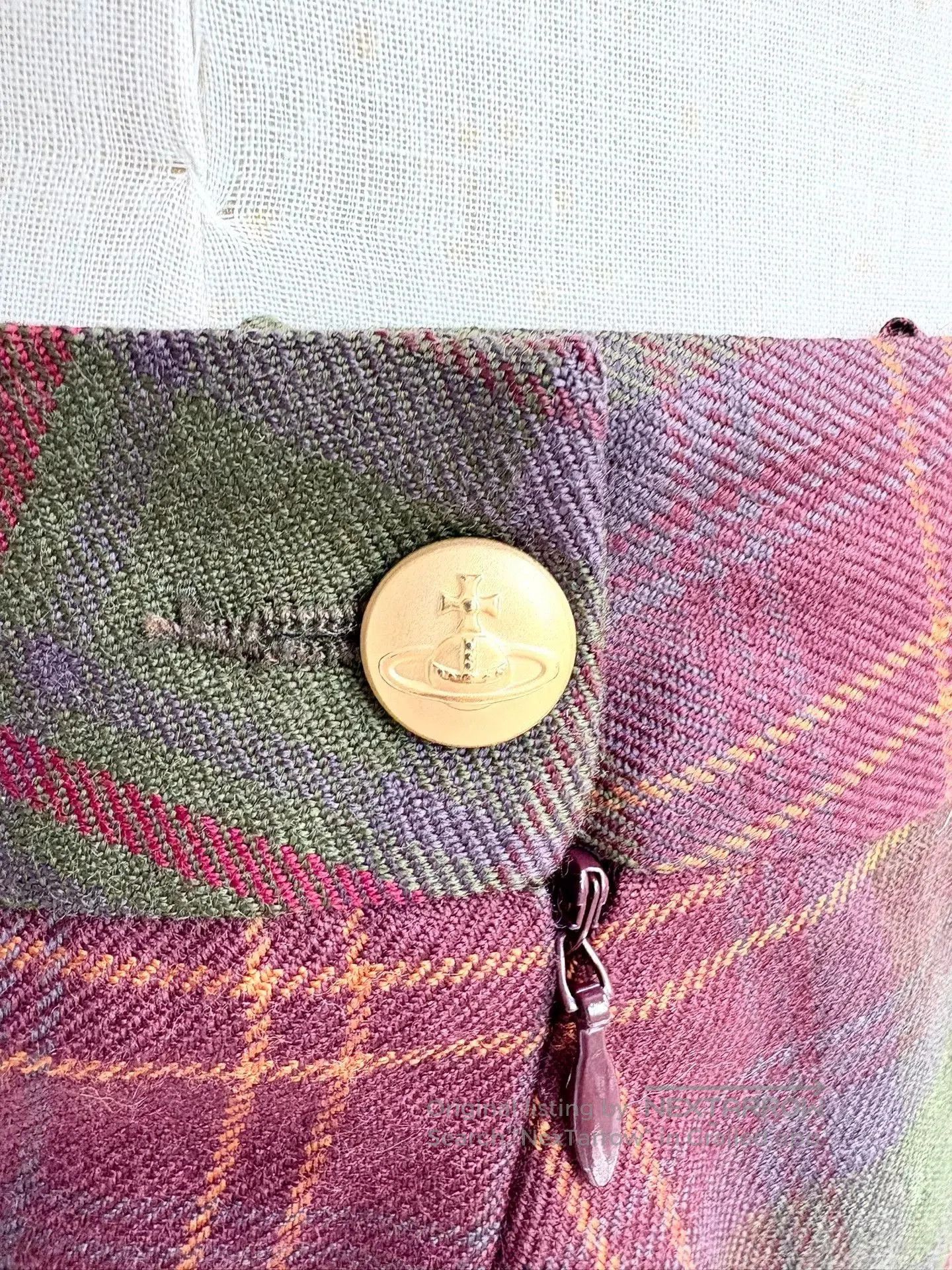 Vivienne Westwood vivienne westwood vintage irregular plaid skirt. Size 37" - 3 Thumbnail