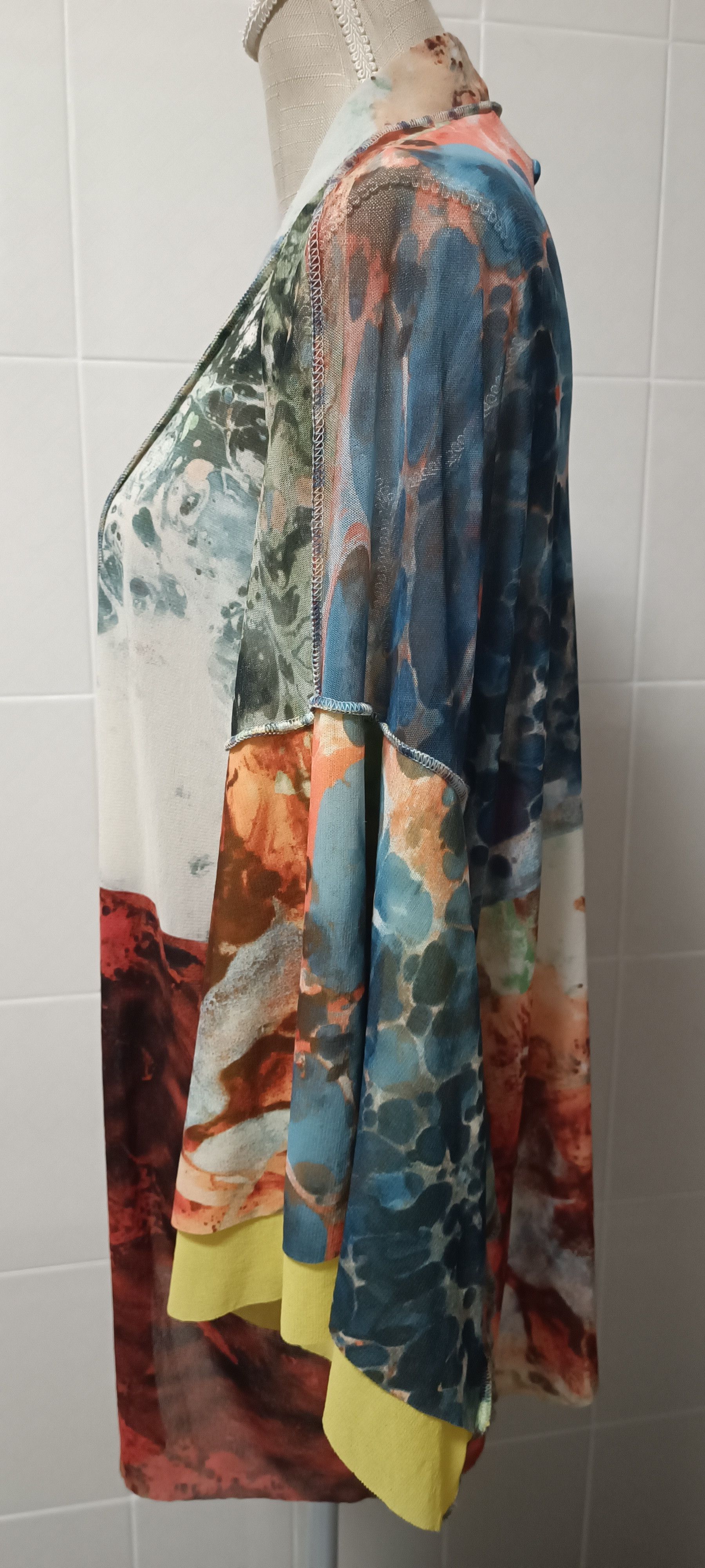 Jean Paul Gaultier SS2000- Bacteria print kimono Size L / US 10 / IT 46 - 19 Thumbnail