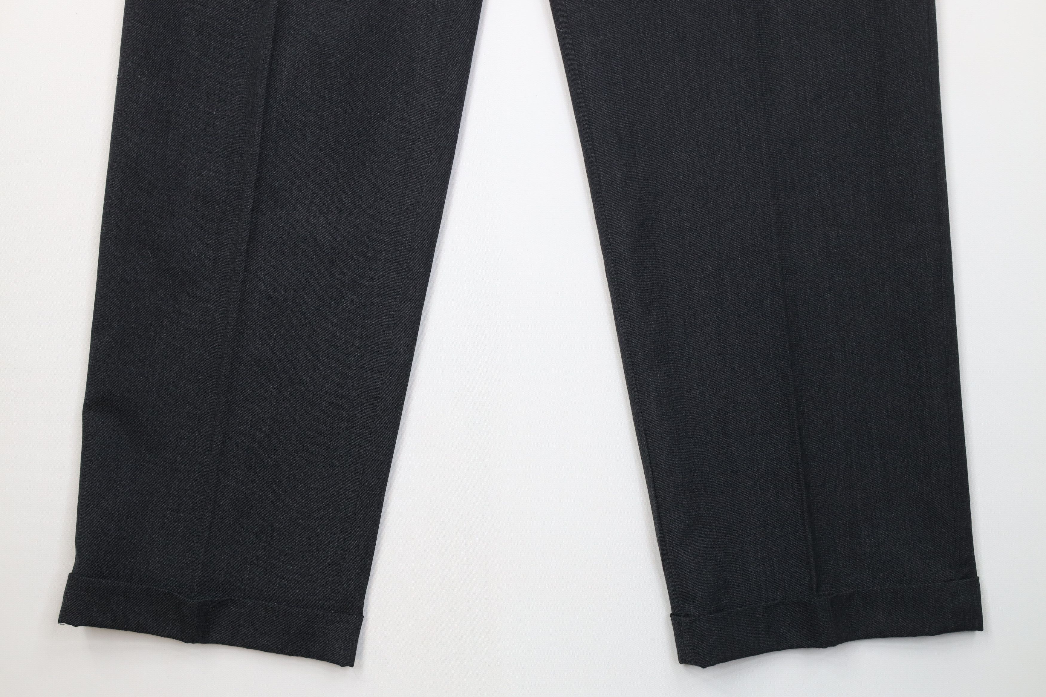 Vintage Vintage 90s Streetwear Blend Knit Wide Leg Chino Pants Gray Size US 30 / EU 46 - 4 Thumbnail