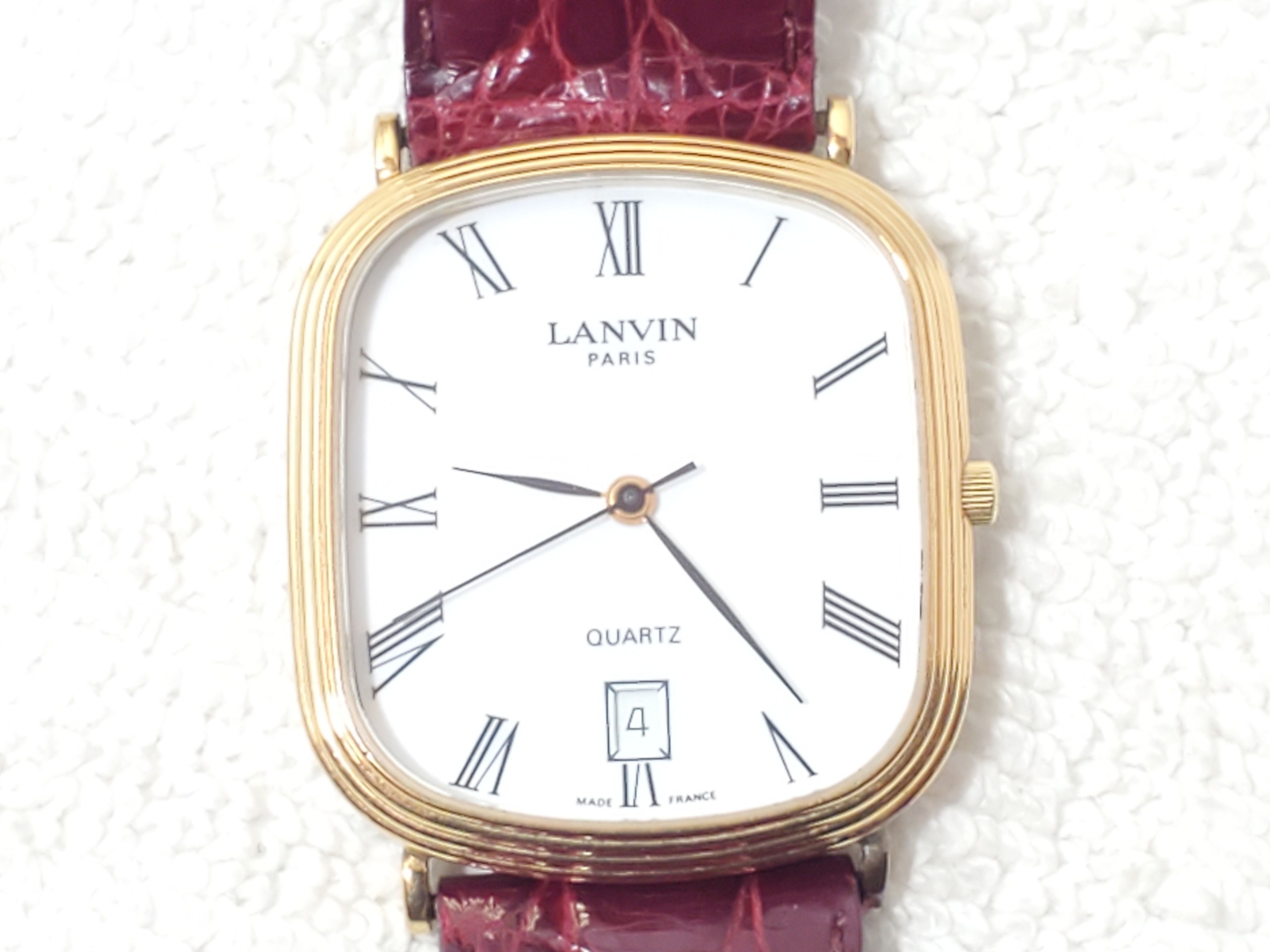Lanvin Vintage Lanvin Paris Women's France Made Date Watch 7 Jewels Size ONE SIZE - 1 Thumbnail