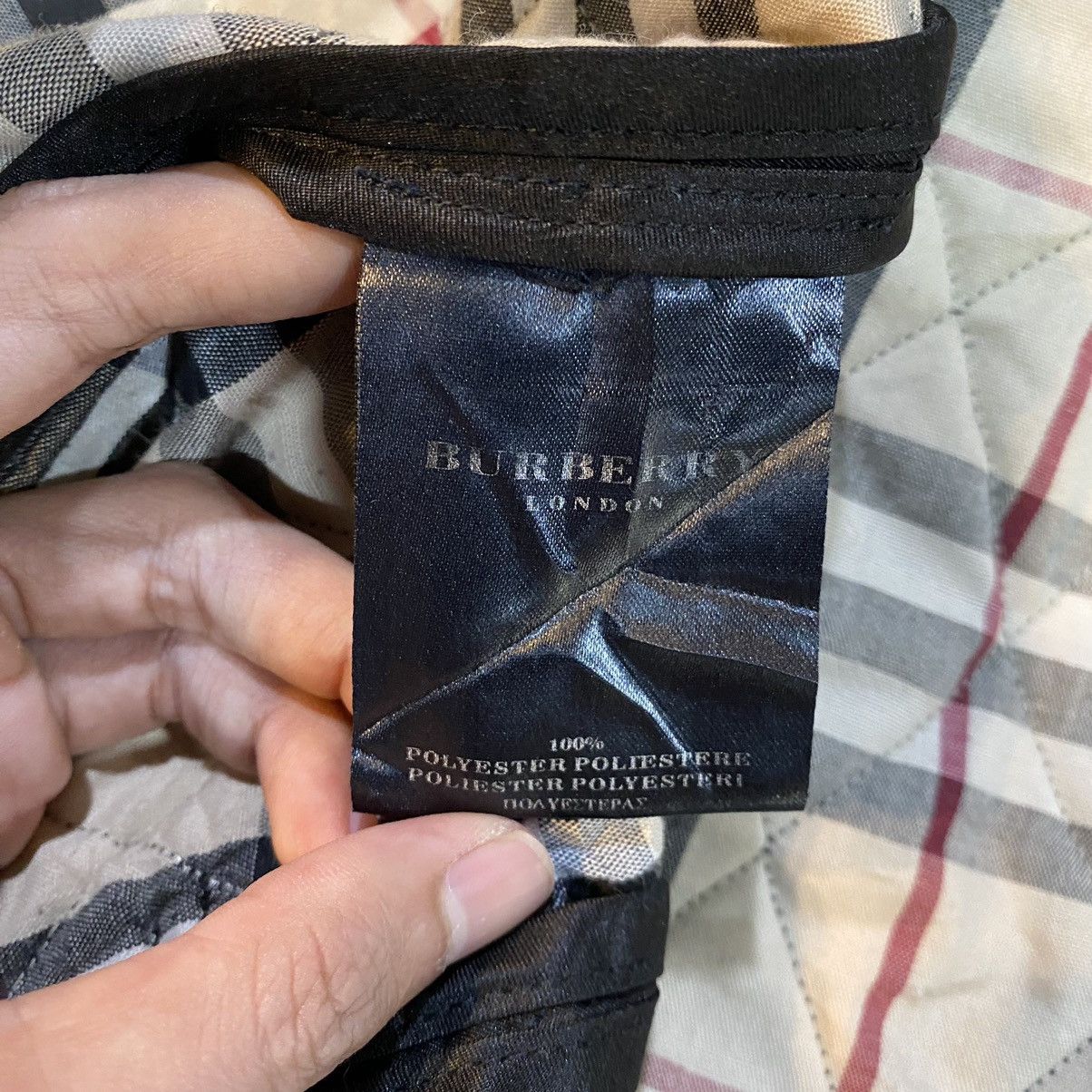 Burberry × Vintage VINTAGE‼️Burberry- Men’s Quilted Jacket Size US L / EU 52-54 / 3 - 12 Thumbnail