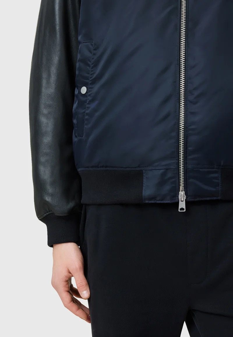 Allsaints AllSaints MYLER - Bomber Jacket - blac ink blue/dark blue Size US L / EU 52-54 / 3 - 6 Thumbnail