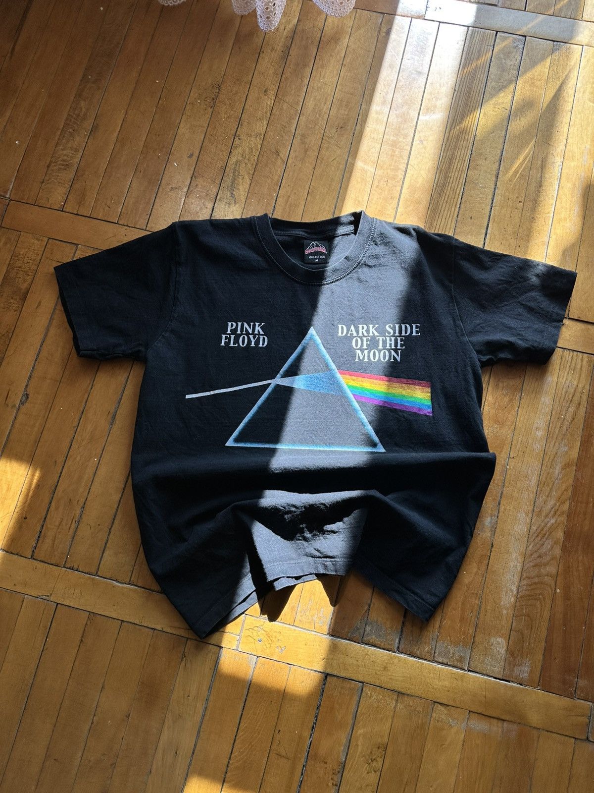 Band Tees 🔥 Vintage 90s PINK FLOYD THE DARK SIDE OF THE MOON T SHIRT Size US M / EU 48-50 / 2 - 1 Thumbnail