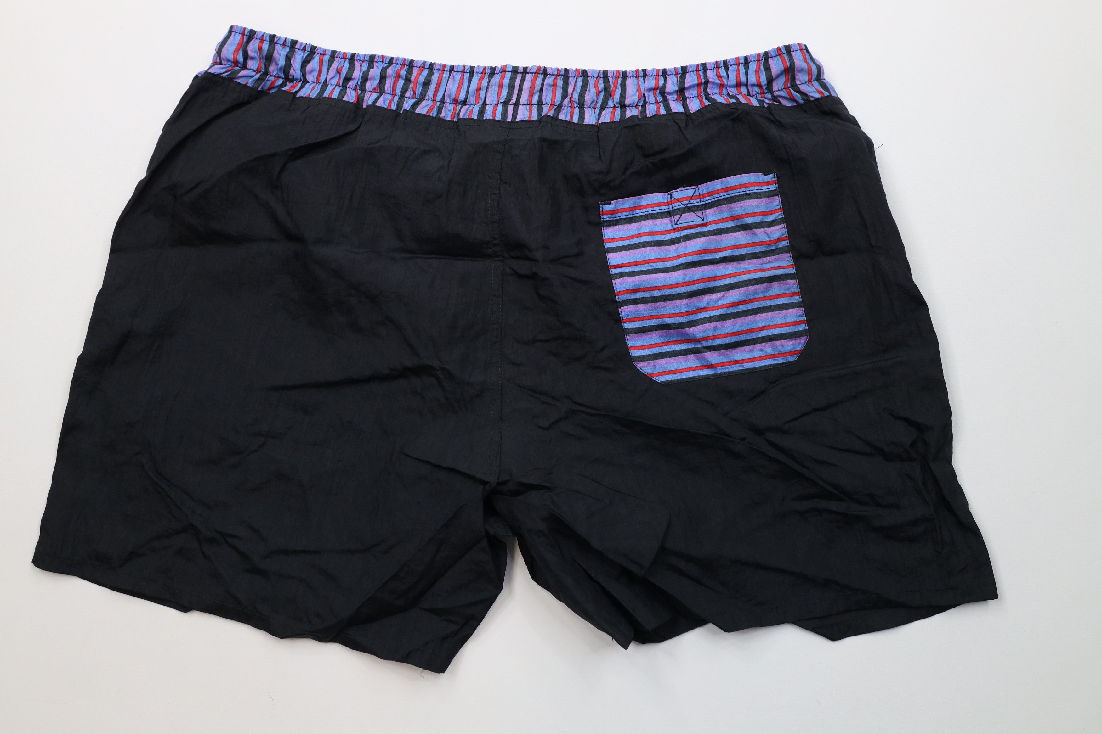 Vintage Vintage 90s Streetwear Lined Above Knee Shorts Swim Trunks Size US 36 / EU 52 - 9 Thumbnail