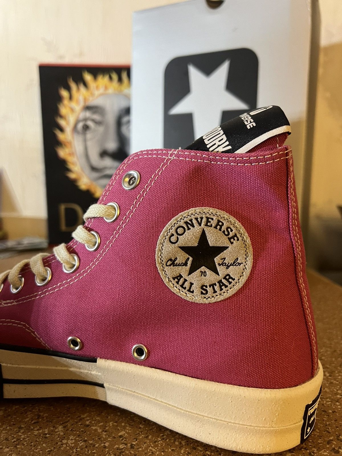 Converse × Rick Owens Drkshdw Rick Owens DRKSHDW × Converse in pink new, size 9 Size US 9 / EU 42 - 6 Thumbnail