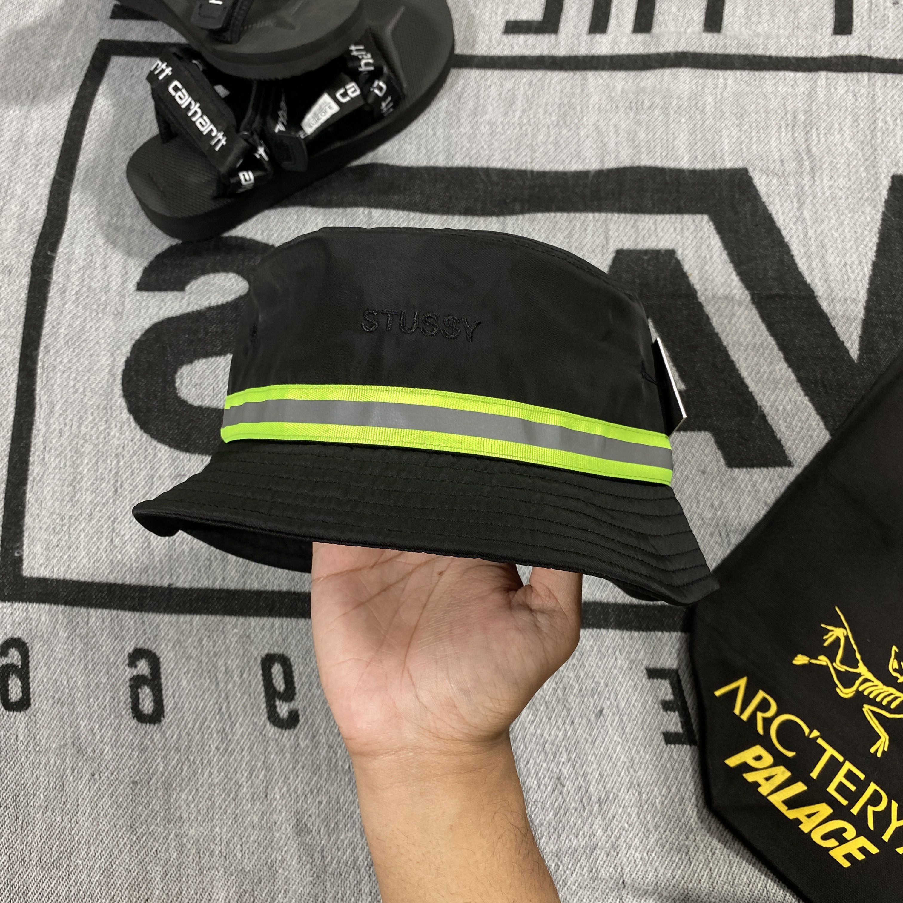 Stussy stussy reflective bucket hat black size L/XL Size ONE SIZE - 1 Thumbnail