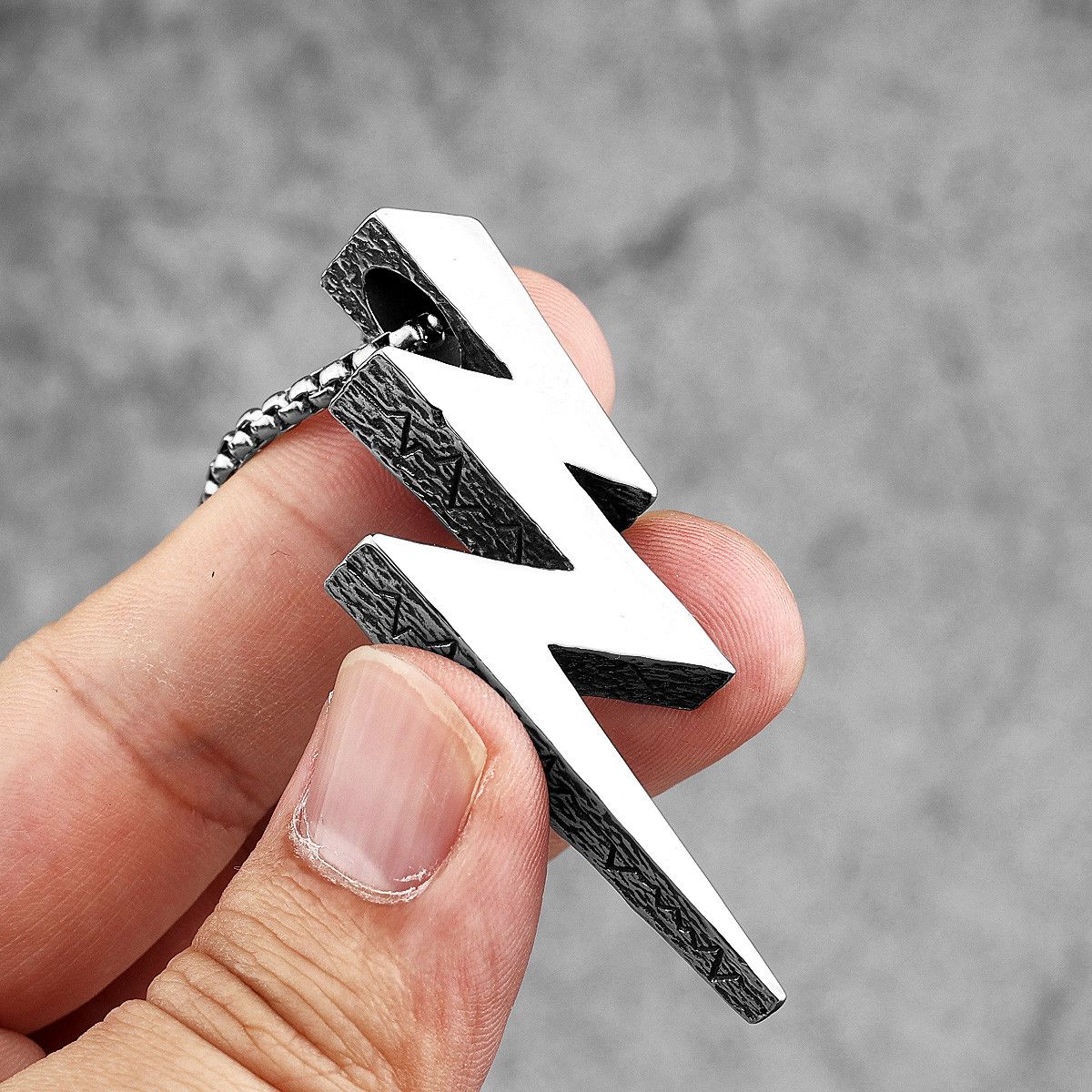 Jewelry Lightning Meteorite Thunder Necklace Size ONE SIZE - 2 Thumbnail