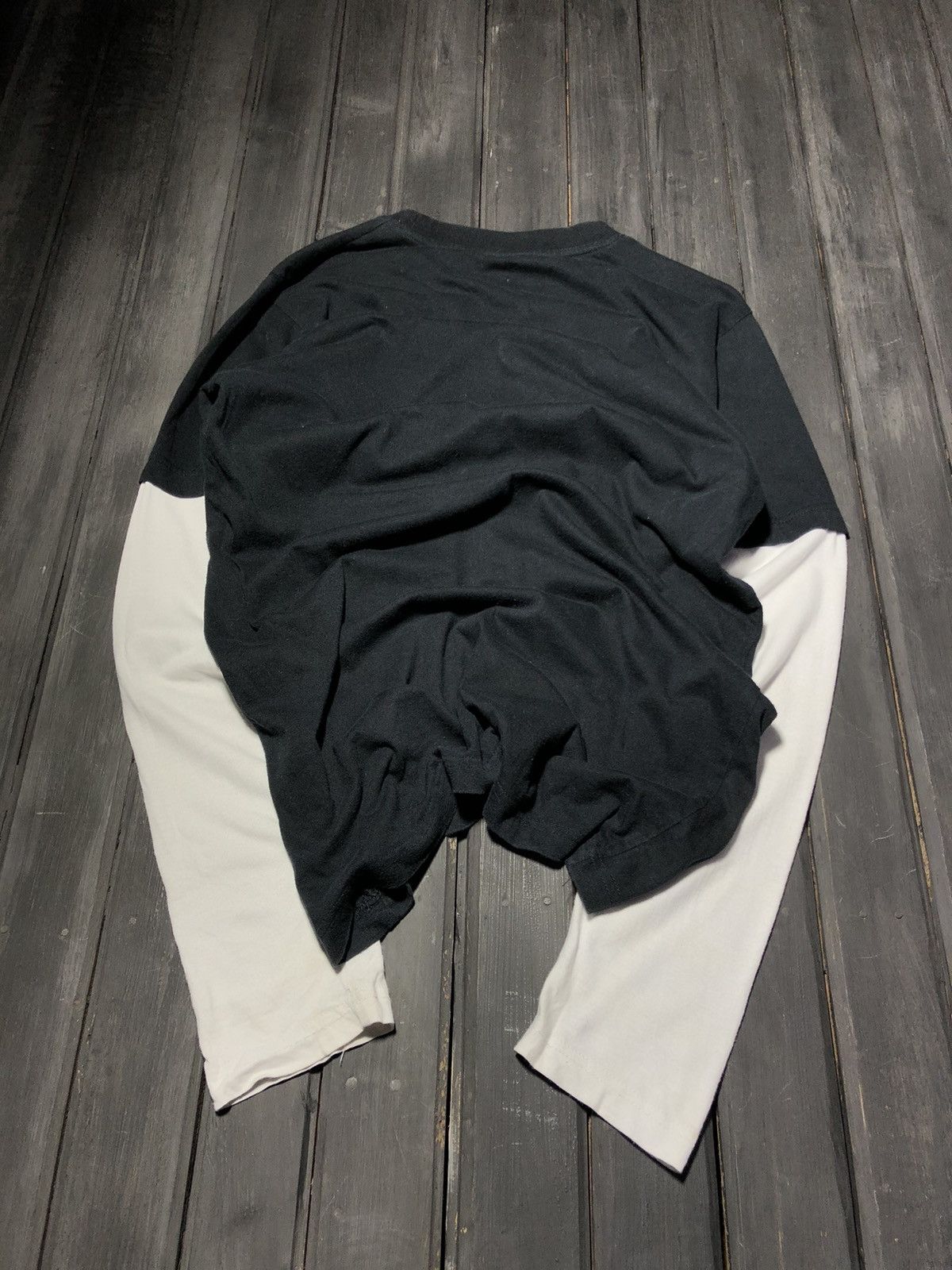Japanese Brand × Junya Watanabe × Le Grande Bleu (L.G.B.) O0pium Y2K Balenciaga Type Washed archive longsleeve Size US S / EU 44-46 / 1 - 5 Thumbnail