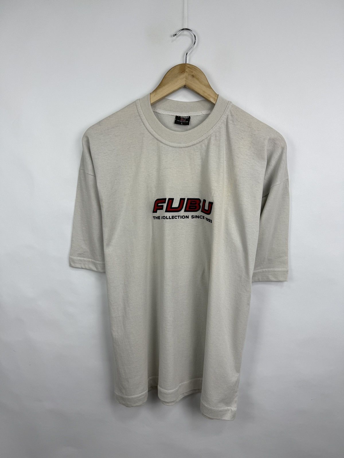Fubu 🇺🇸 Vintage 1992 Fubu T-Shirt Y2K Retro Rare stussy Style Size US L / EU 52-54 / 3 - 3 Thumbnail