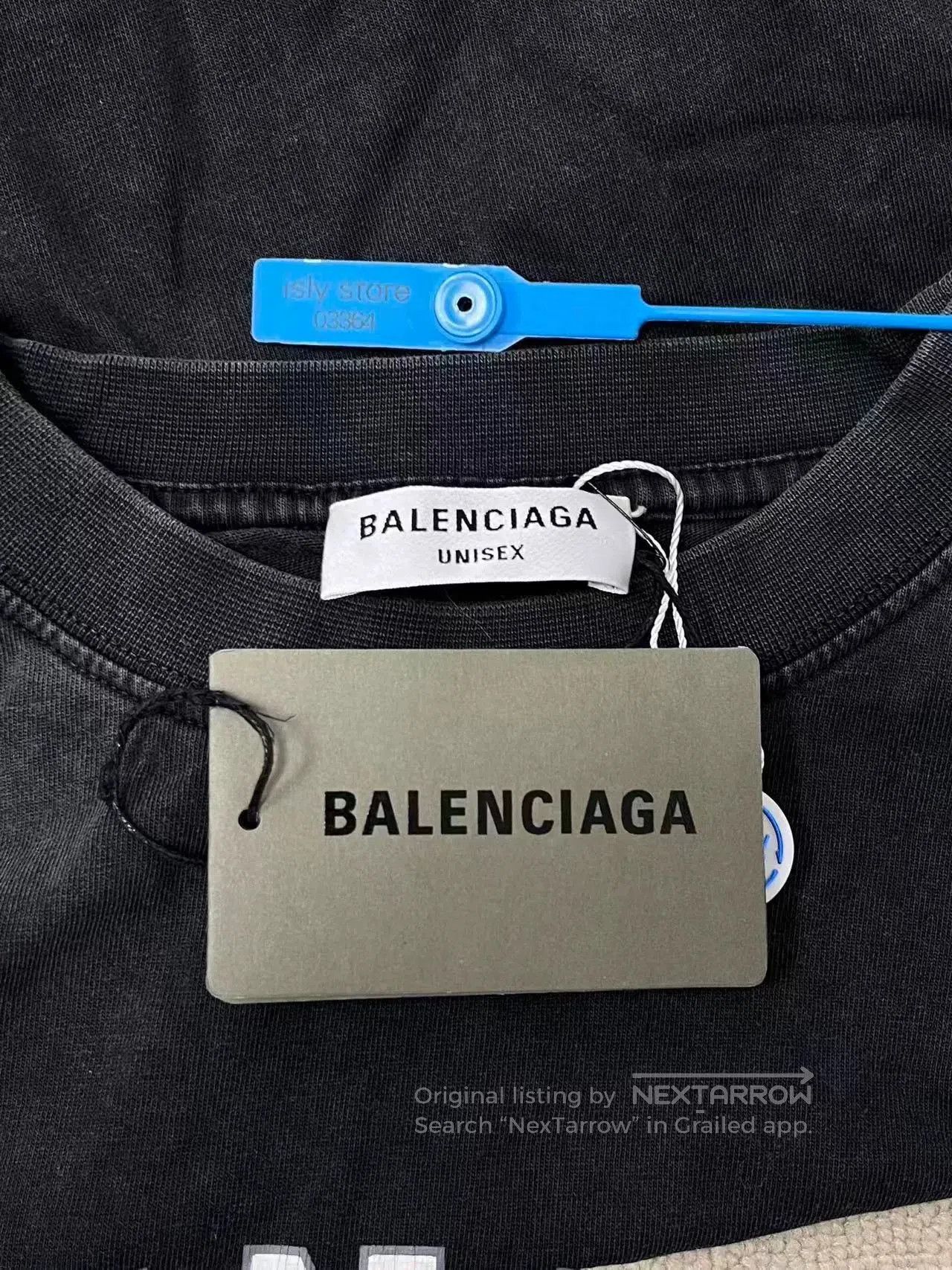 Balenciaga Balenciaga 1917 Logo Distressed Print T. Size M / US 6-8 / IT 42-44 - 5 Thumbnail