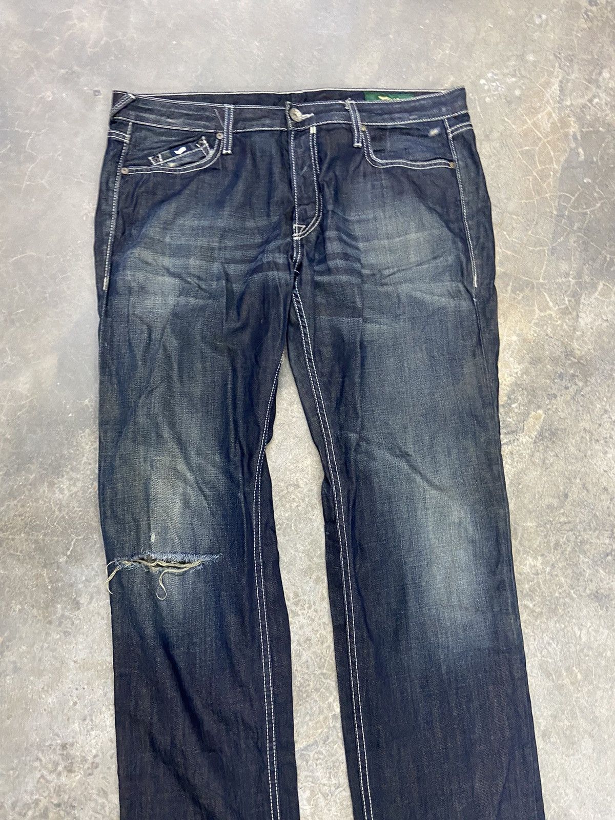 GAS Gas jeans Distressed beauty beast jeans Size US 38 / EU 54 - 3 Thumbnail