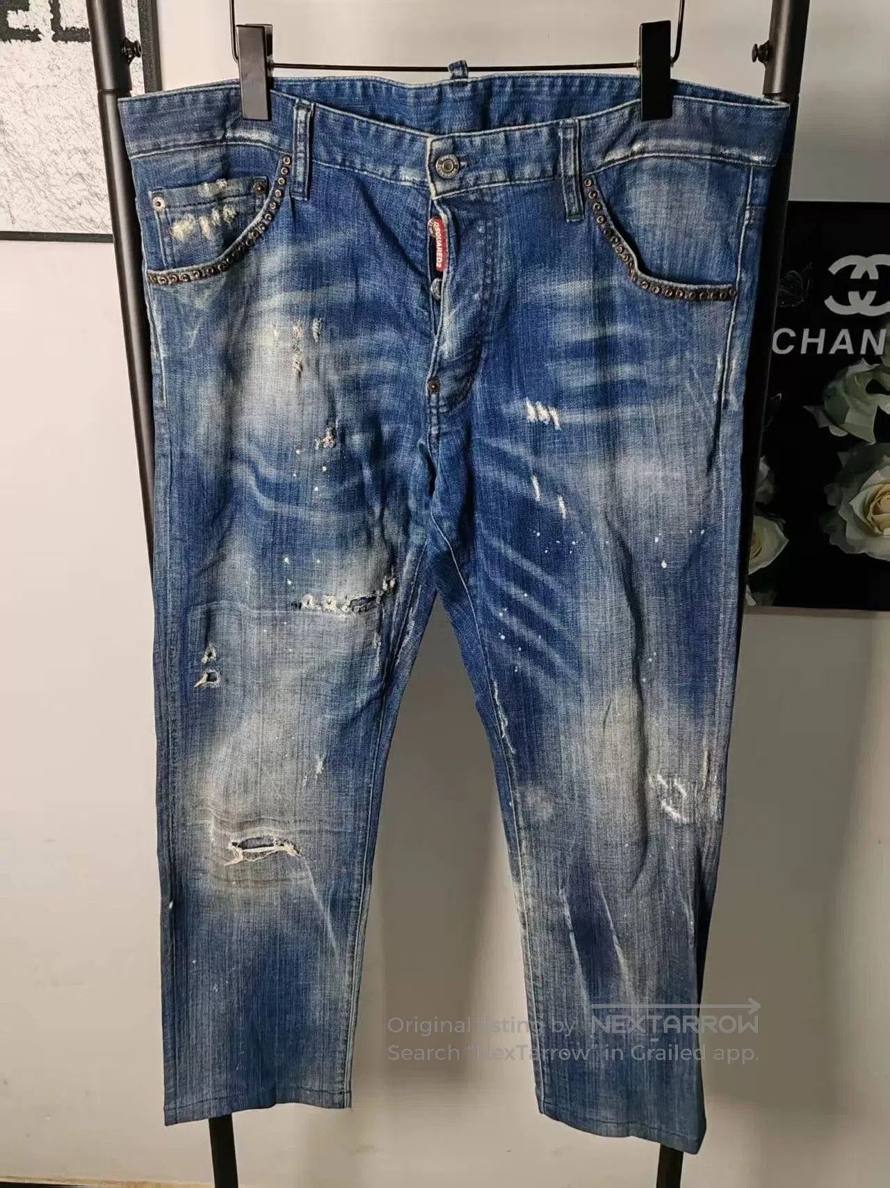 Dsquared2 DSquared2 Blue Denim Jeans. Size US 32 / EU 48 - 1 Thumbnail