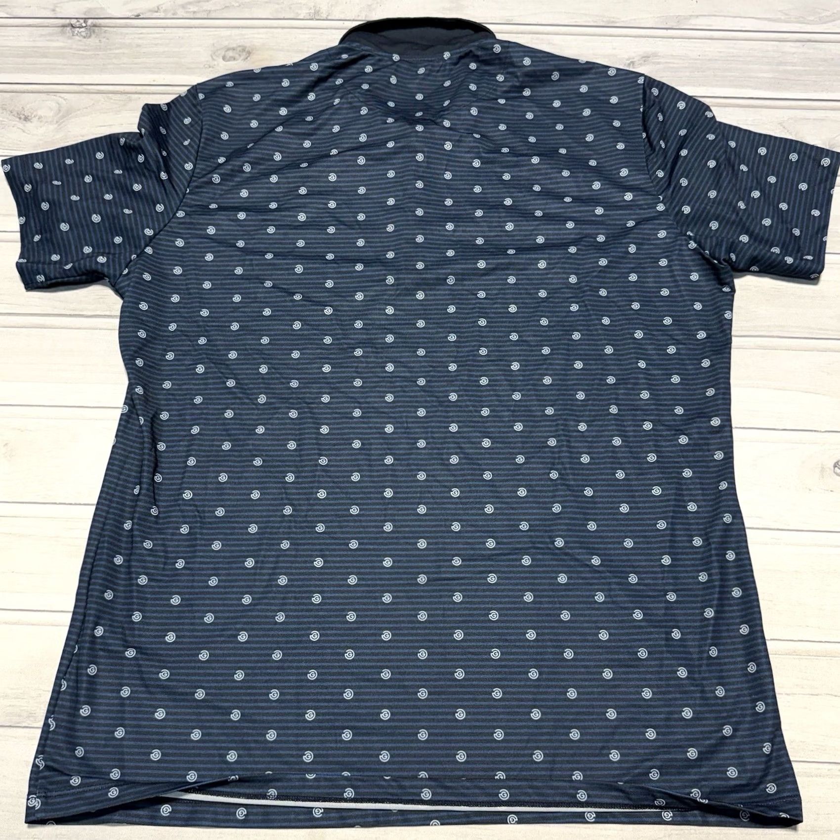 Galvin Green Galvin Green Polo Shirt Mens XL Blue Geometric Golf Collared Short Sleeve Size US XL / EU 56 / 4 - 4 Thumbnail