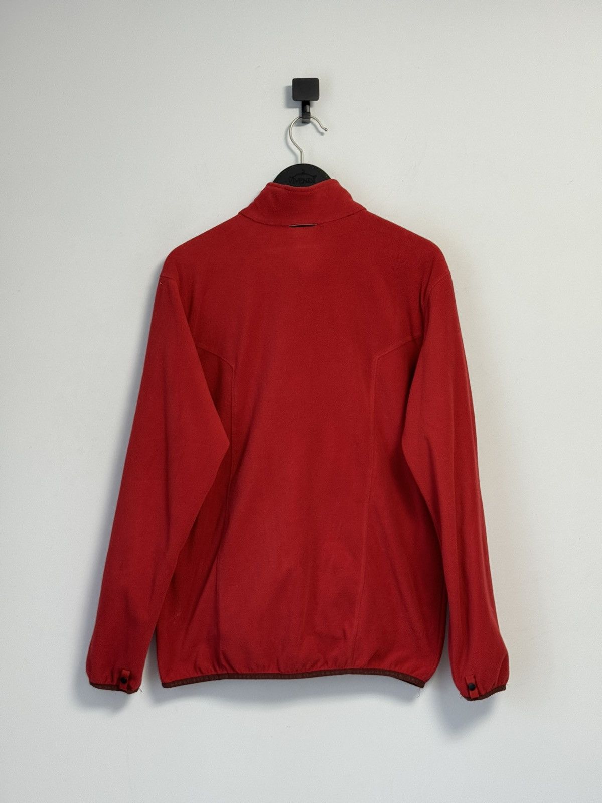 The North Face The North Face Full Zip Fleece Jacket Red Embroidered Logo Size US L / EU 52-54 / 3 - 14 Thumbnail